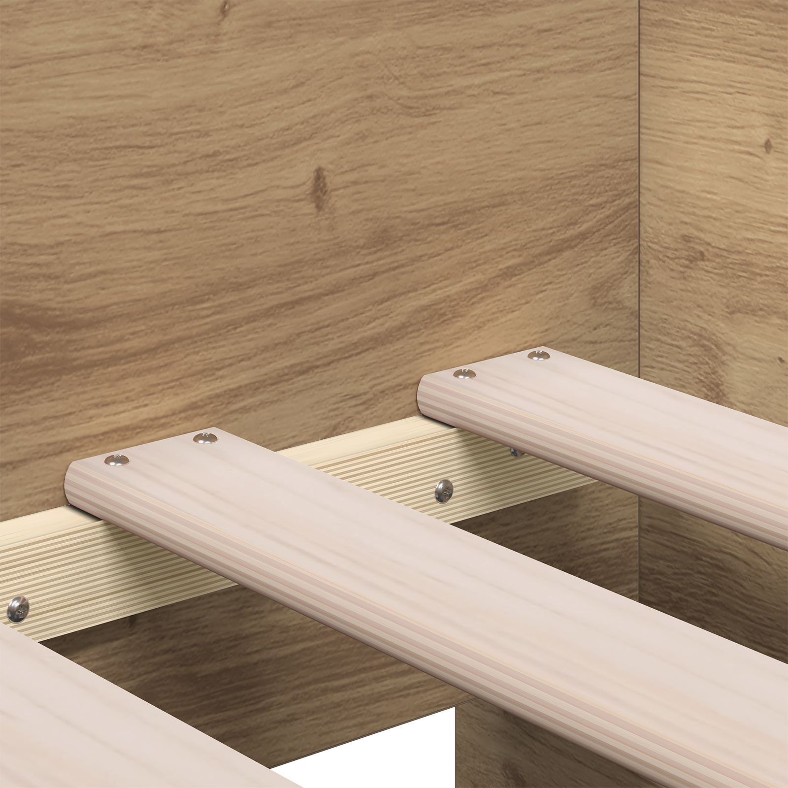 Daybed Artisan oak Engineered wood 90 x 190 cm Durable Daybed - Image 11