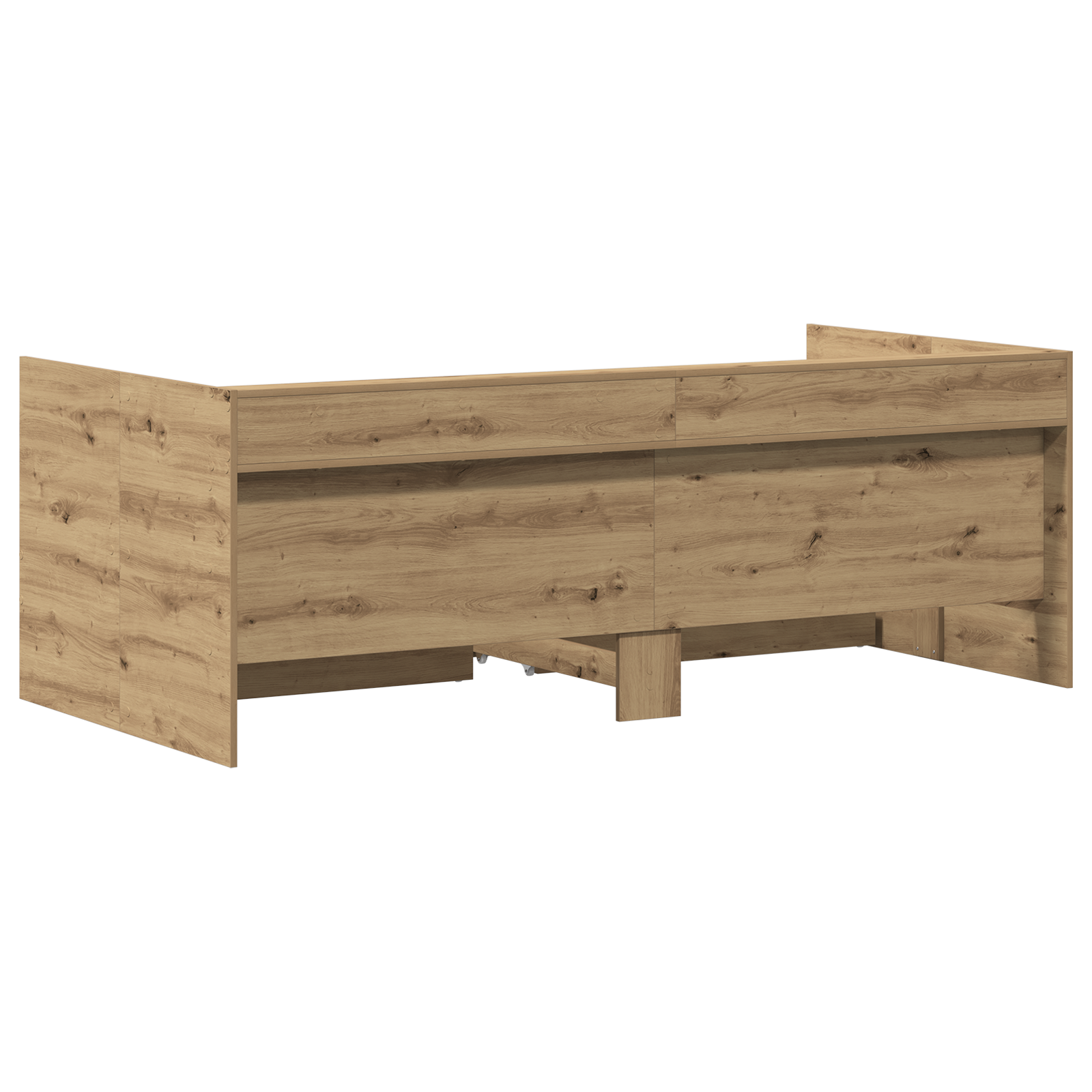 Daybed with Drawers Artisan Oak Engineered Wood 90 x 200 cm - Image 8