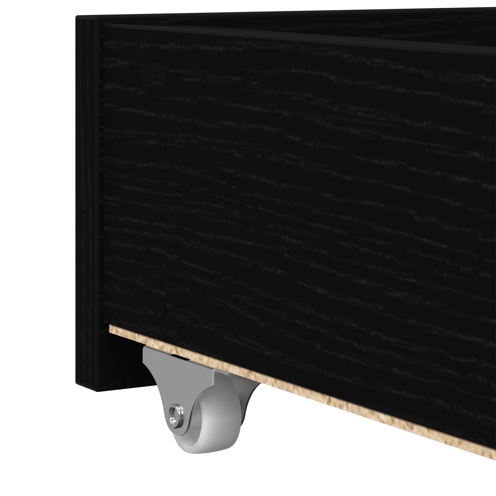 Daybed with Black Oak Drawers Black oak Engineered wood 90 x 190 cm - Image 10