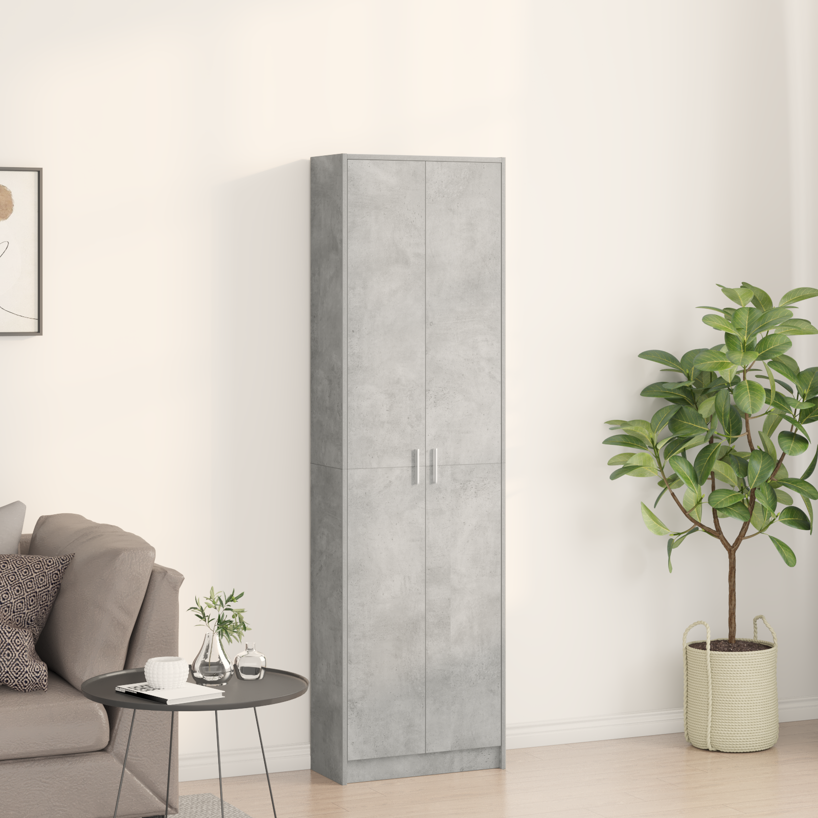 Spinta Pilka 55x25x189 cm Technologinė Medžio - Image 4