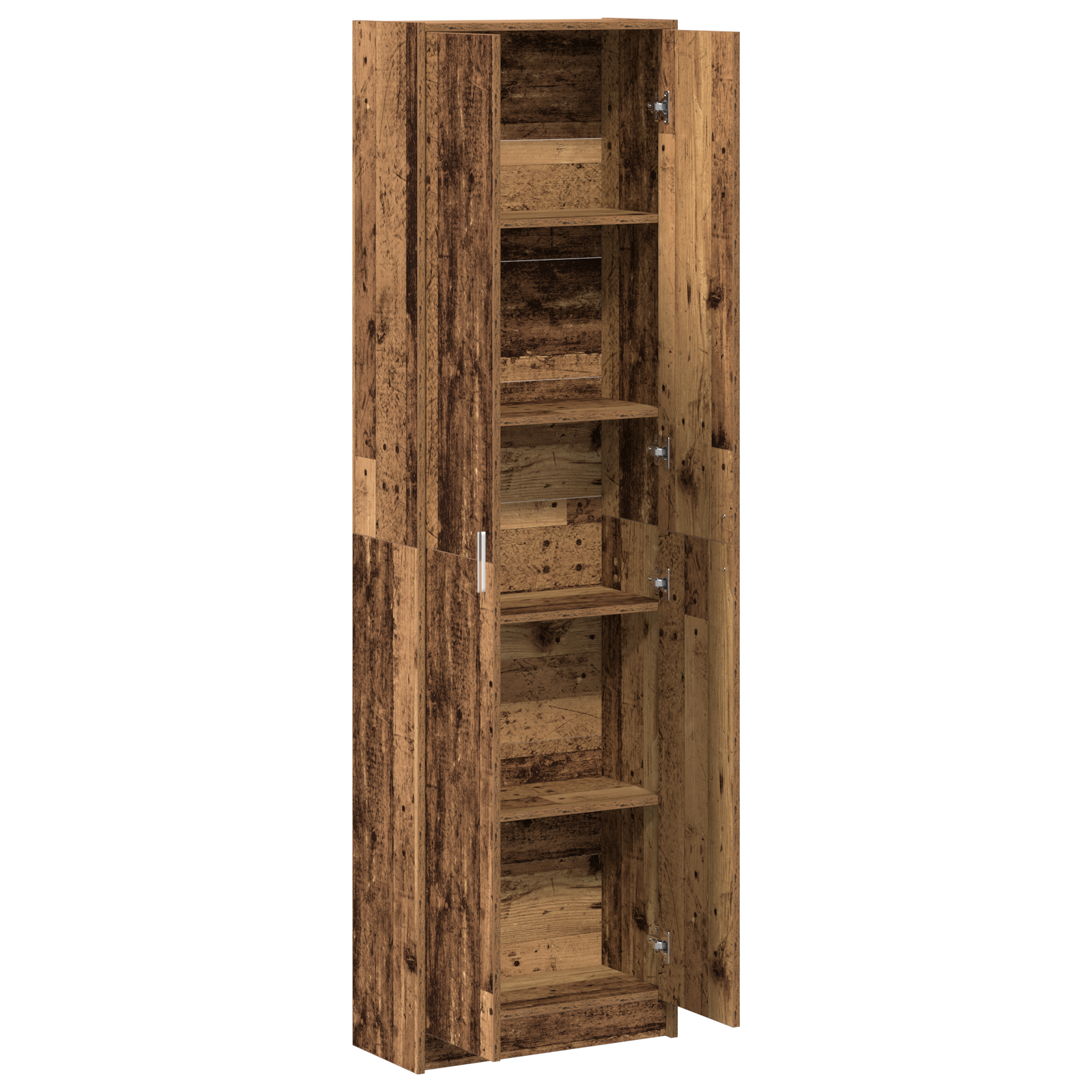 Wardrobe Old Wood 55x25x189 cm Engineered Wood - Image 5