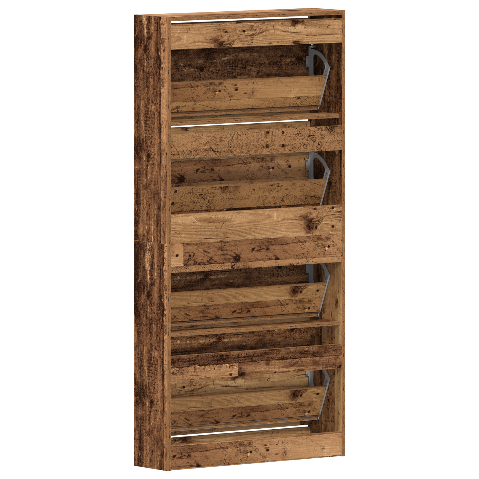 Shoe Cabinet Old wood Engineered wood 80 x 21 x 163.5 cm Durable - Image 8