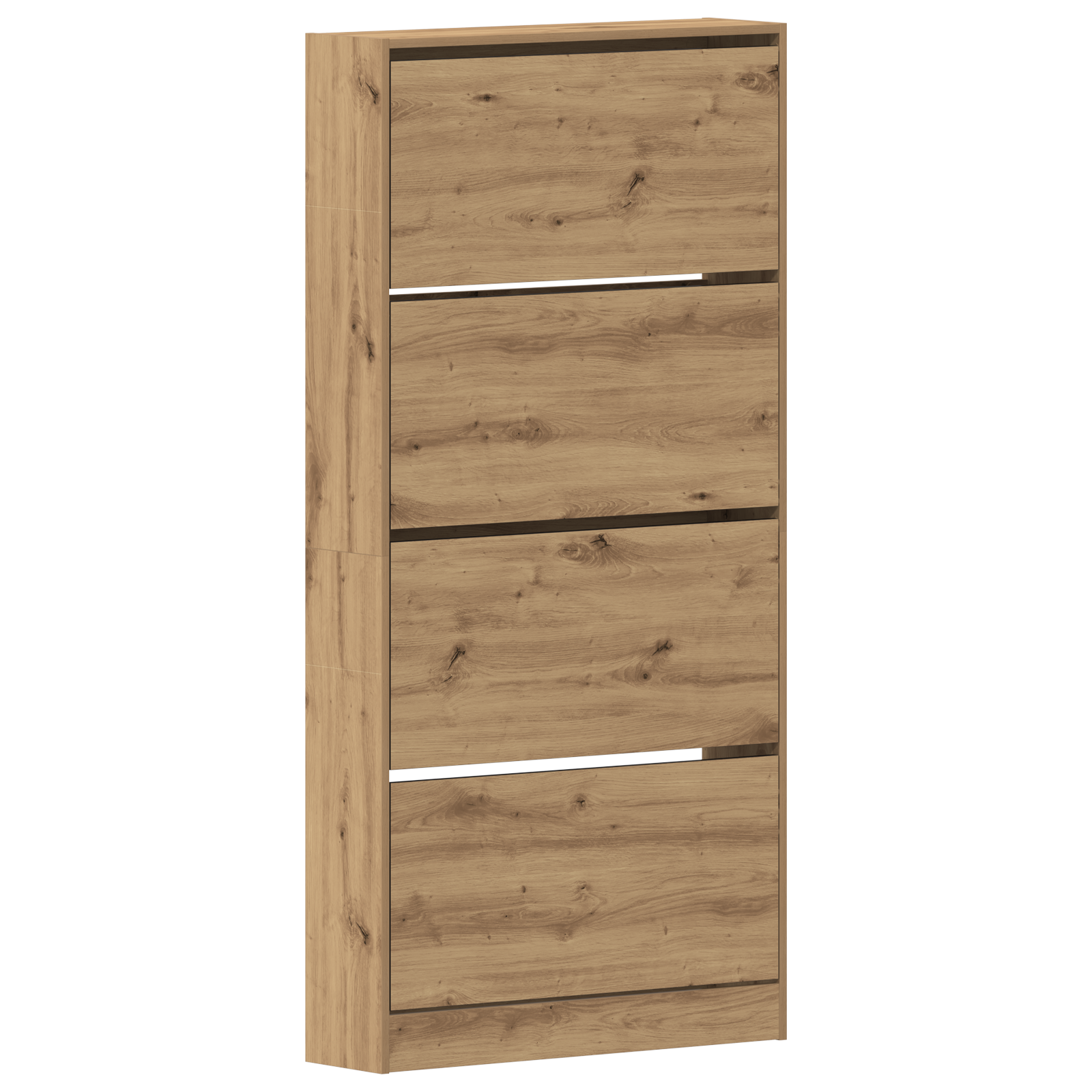 Shoe Cabinet Artisan Oak Engineered Wood 80 x 21 x 163.5 cm - Image 2