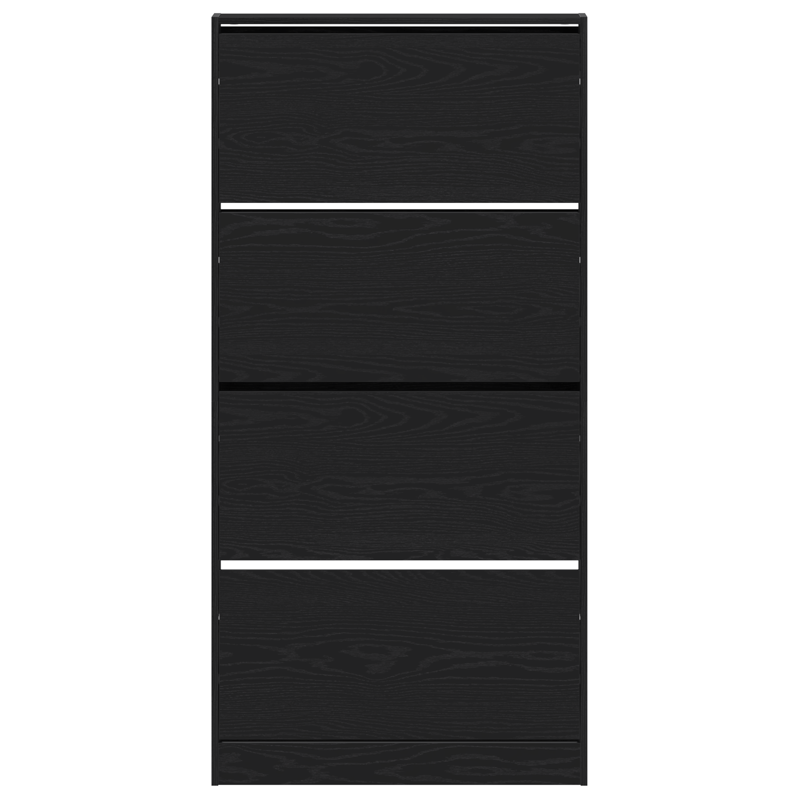 Shoe Cabinet Black oak Engineered wood 80 x 21 x 163.5 cm Durable - Image 6