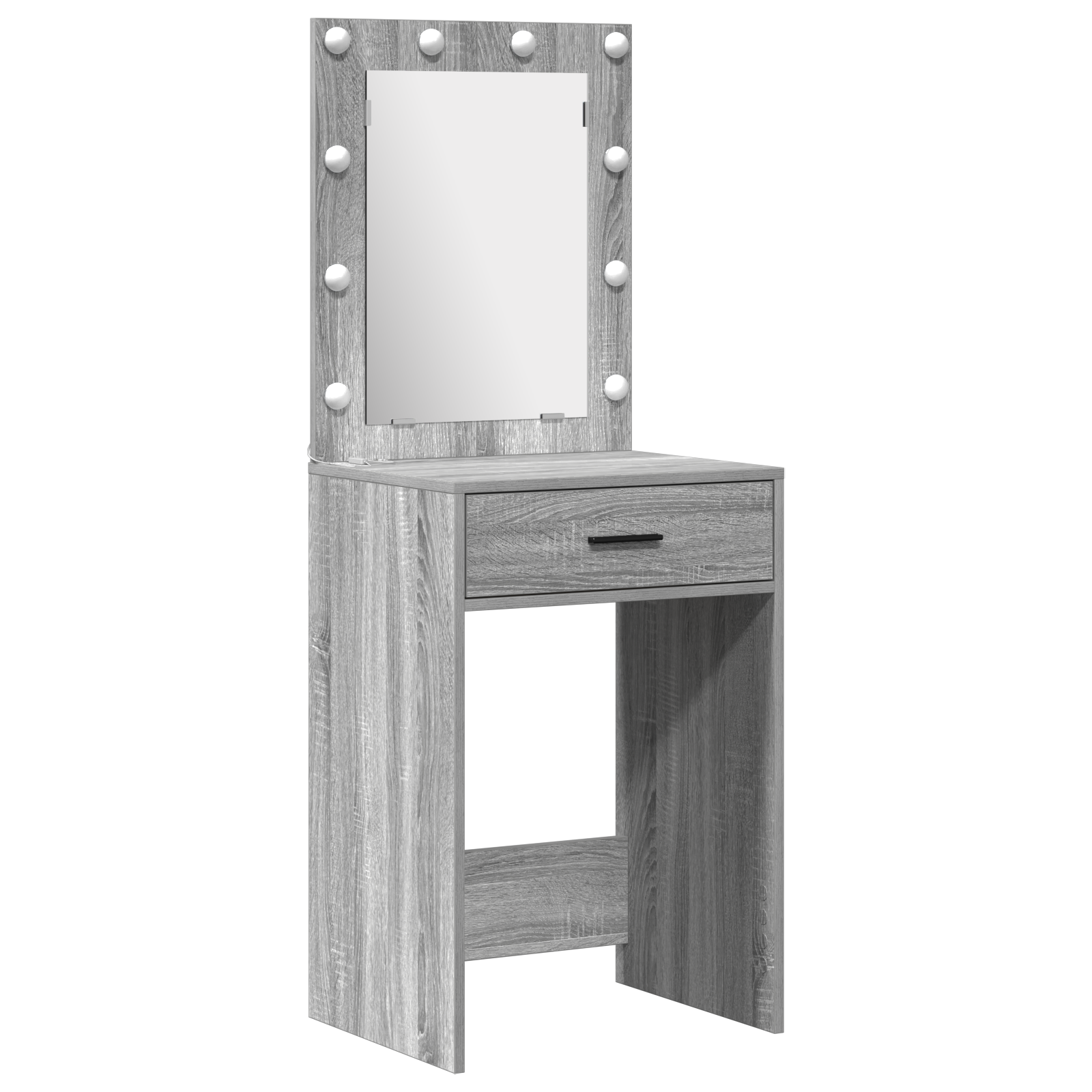 3 Piece Dressing Table Set  Grey Sonoma Engineered Wood - Image 4
