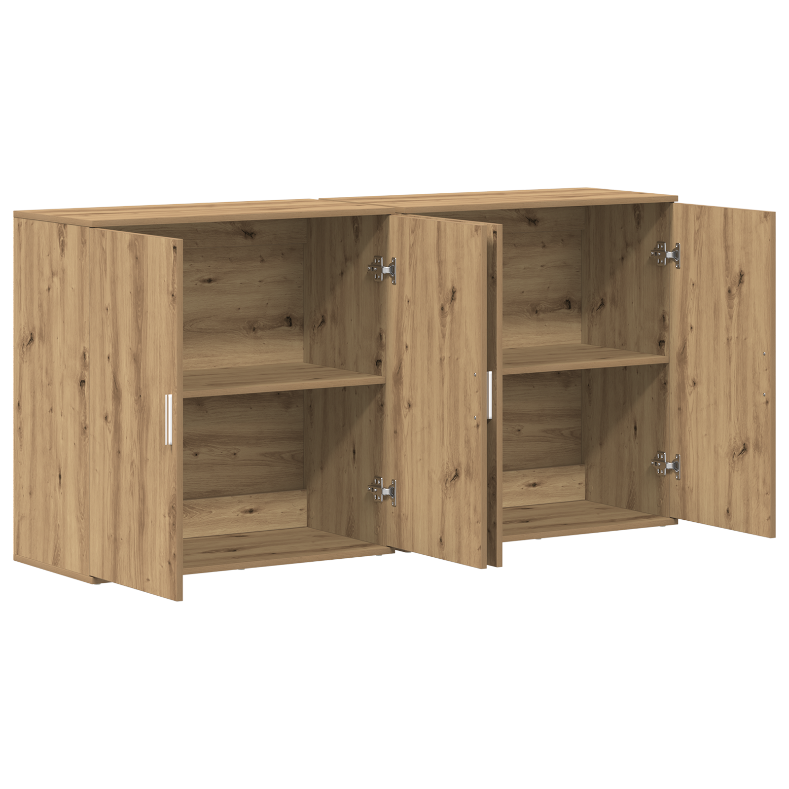 Sideboards 2 pcs Artisan Oak 79x38x80 cm Engineered Wood - Image 5