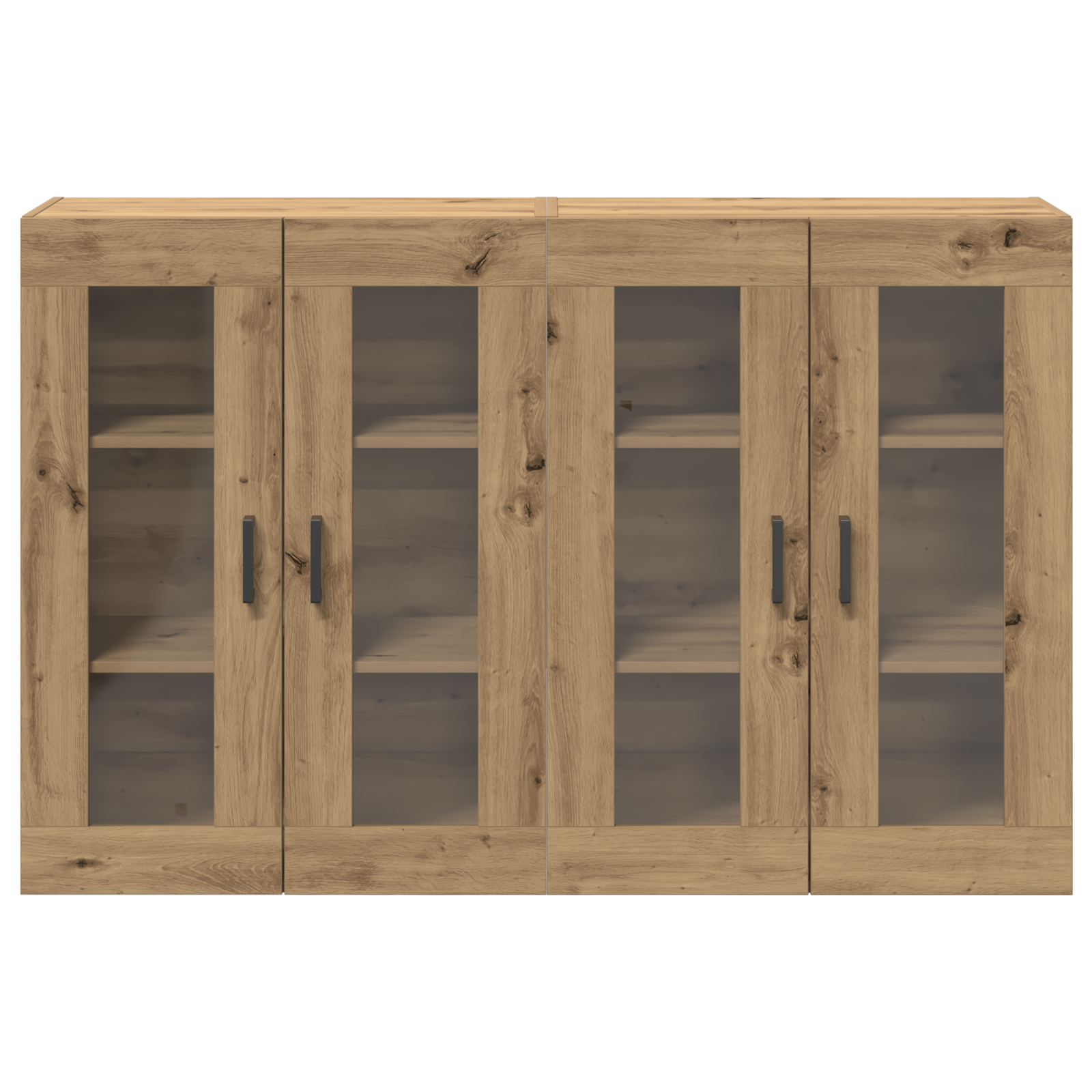 Wall Mounted Cabinets 2 pcs Artisan Oak 69,5x34x90 cm Engineered Wood - Image 6