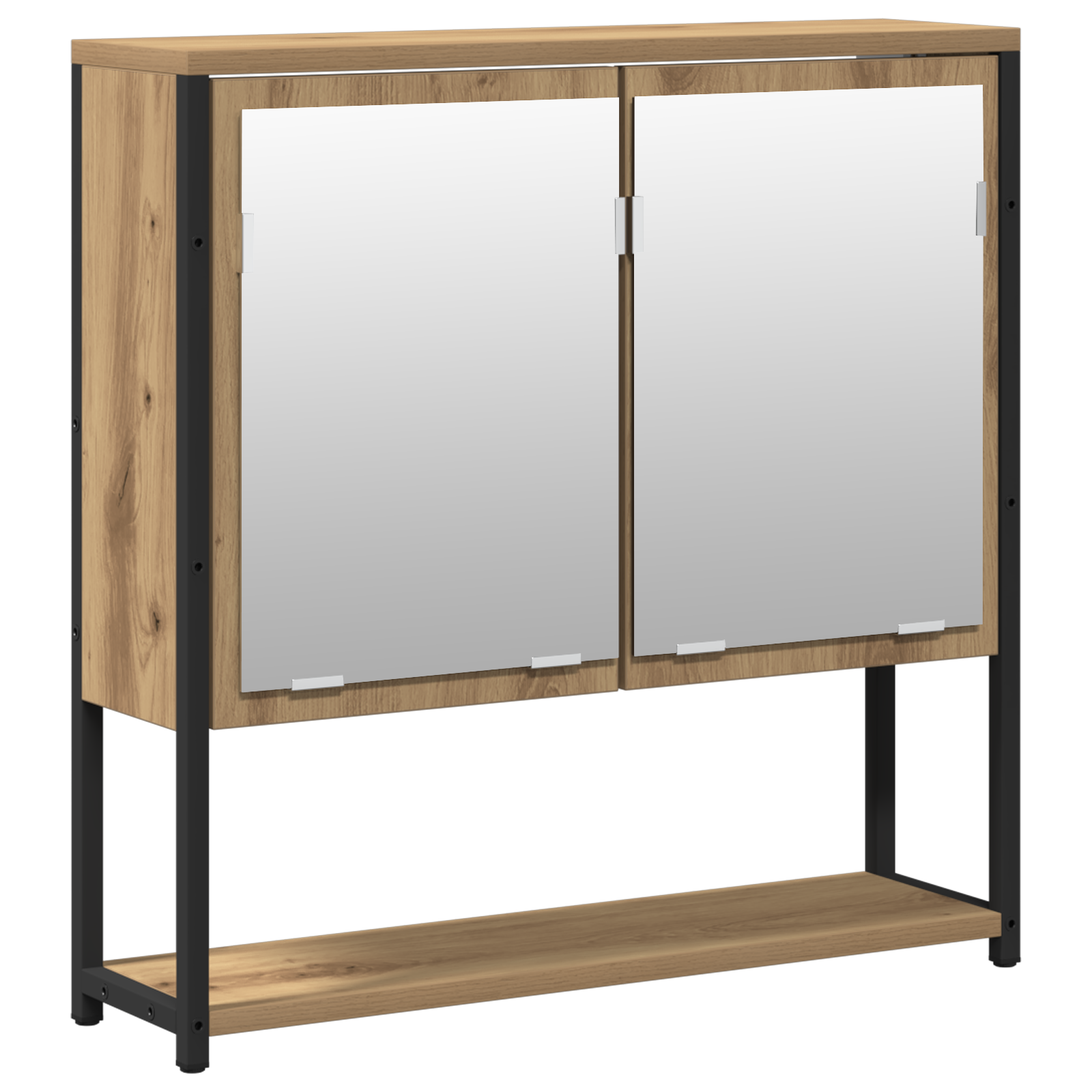 2 Piece Bathroom Furniture Set Artisan Oak Engineered Wood - Image 5