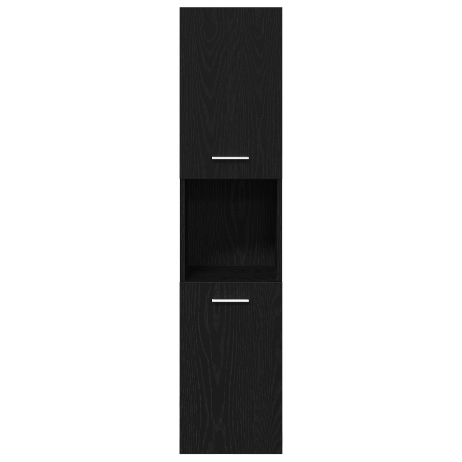 3 Piece Bathroom Furniture Set Black Oak Engineered Wood - Image 7