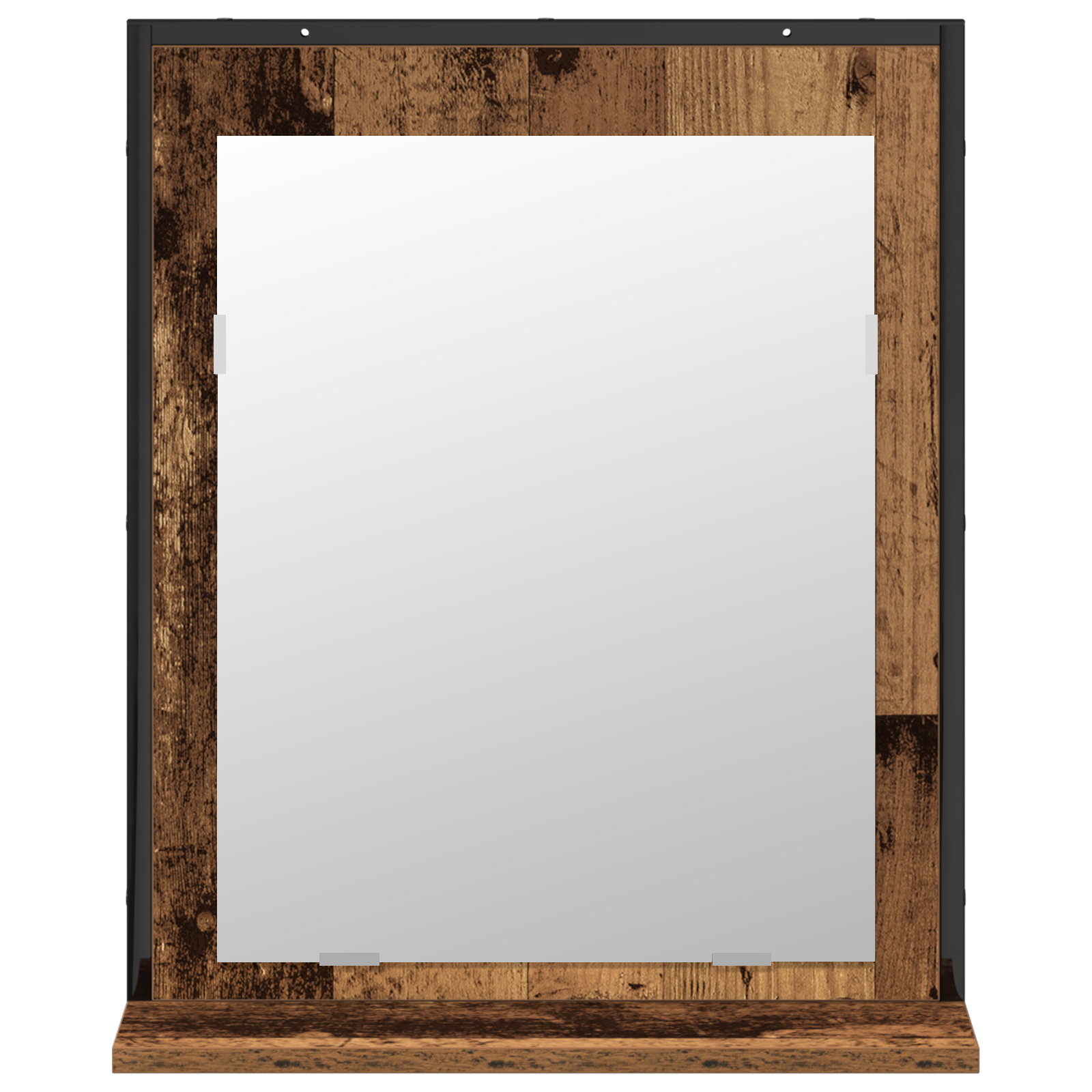 2 Piece Bathroom Cabinet Set Old Wood Engineered Wood - Image 7