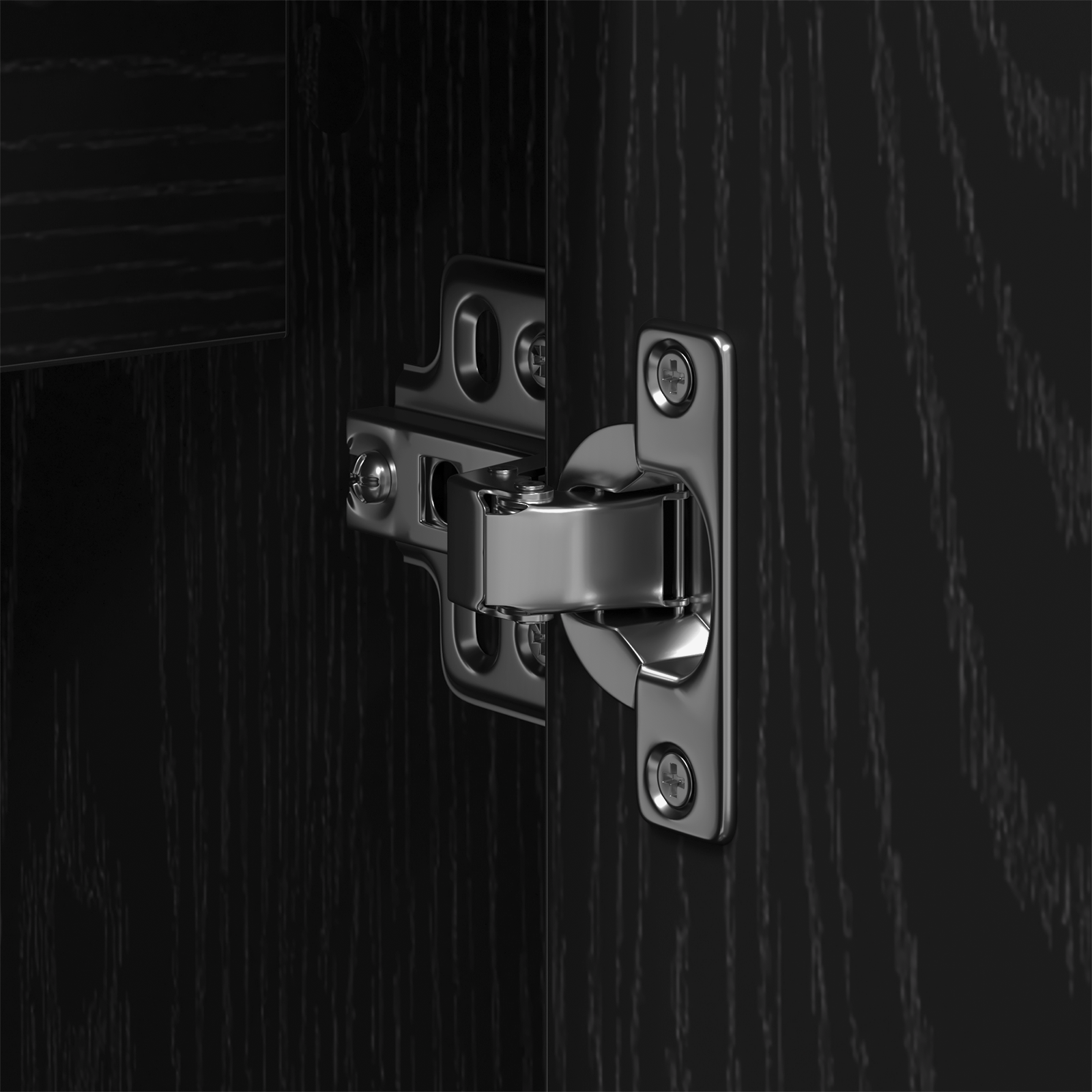 2 Piece Bathroom Cabinet Set Black Oak Engineered Wood - Image 10