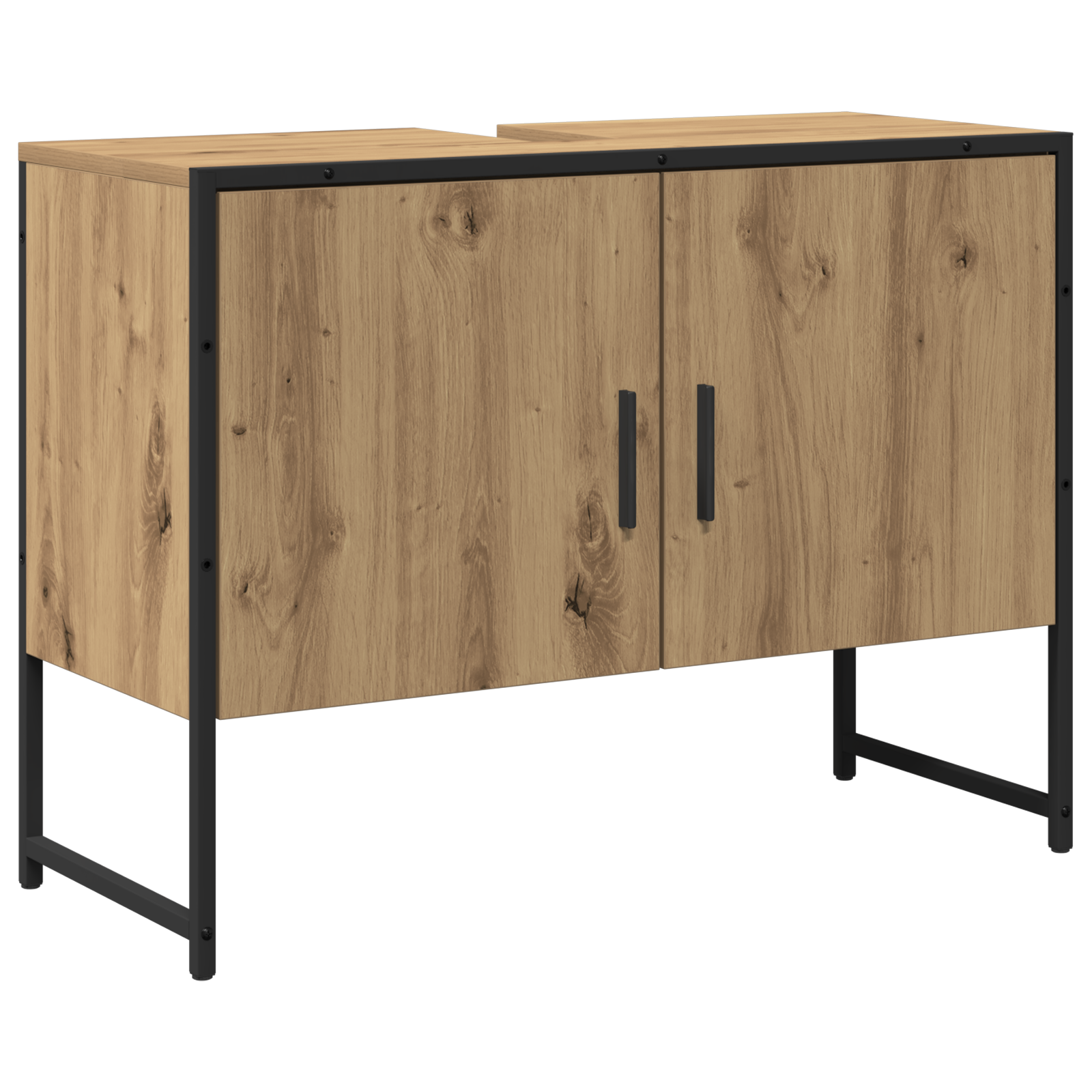 2 dalių vonios baldų komplektas Artisan Oak inžinerinė mediena - Image 6