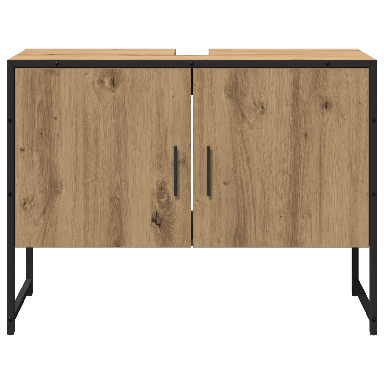 2 dalių vonios baldų komplektas Artisan Oak inžinerinė mediena - Image 8