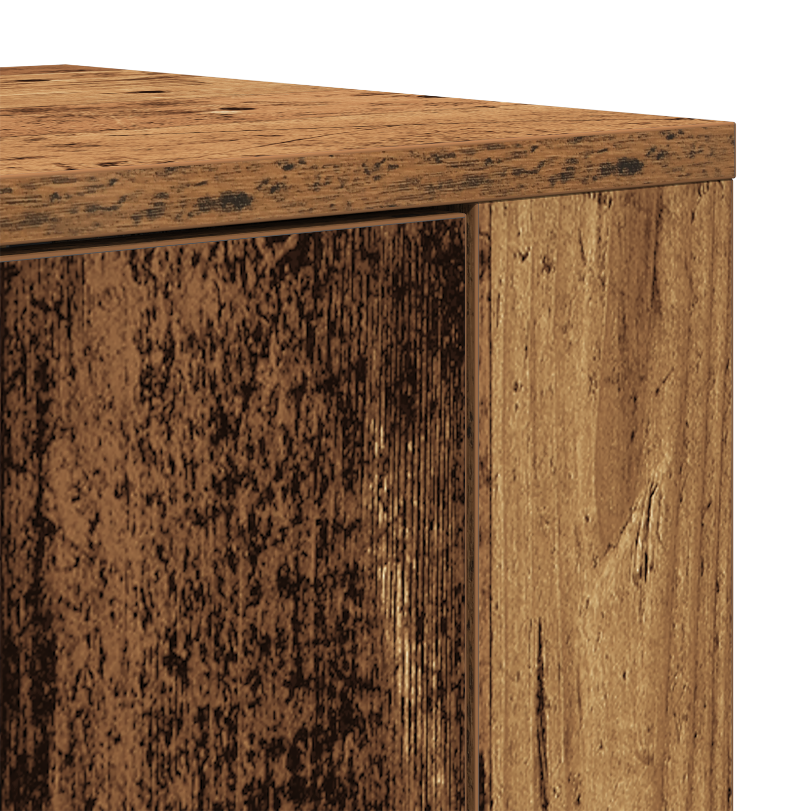 Highboard Old Wood 80x33x150 cm Engineered Wood - Image 9
