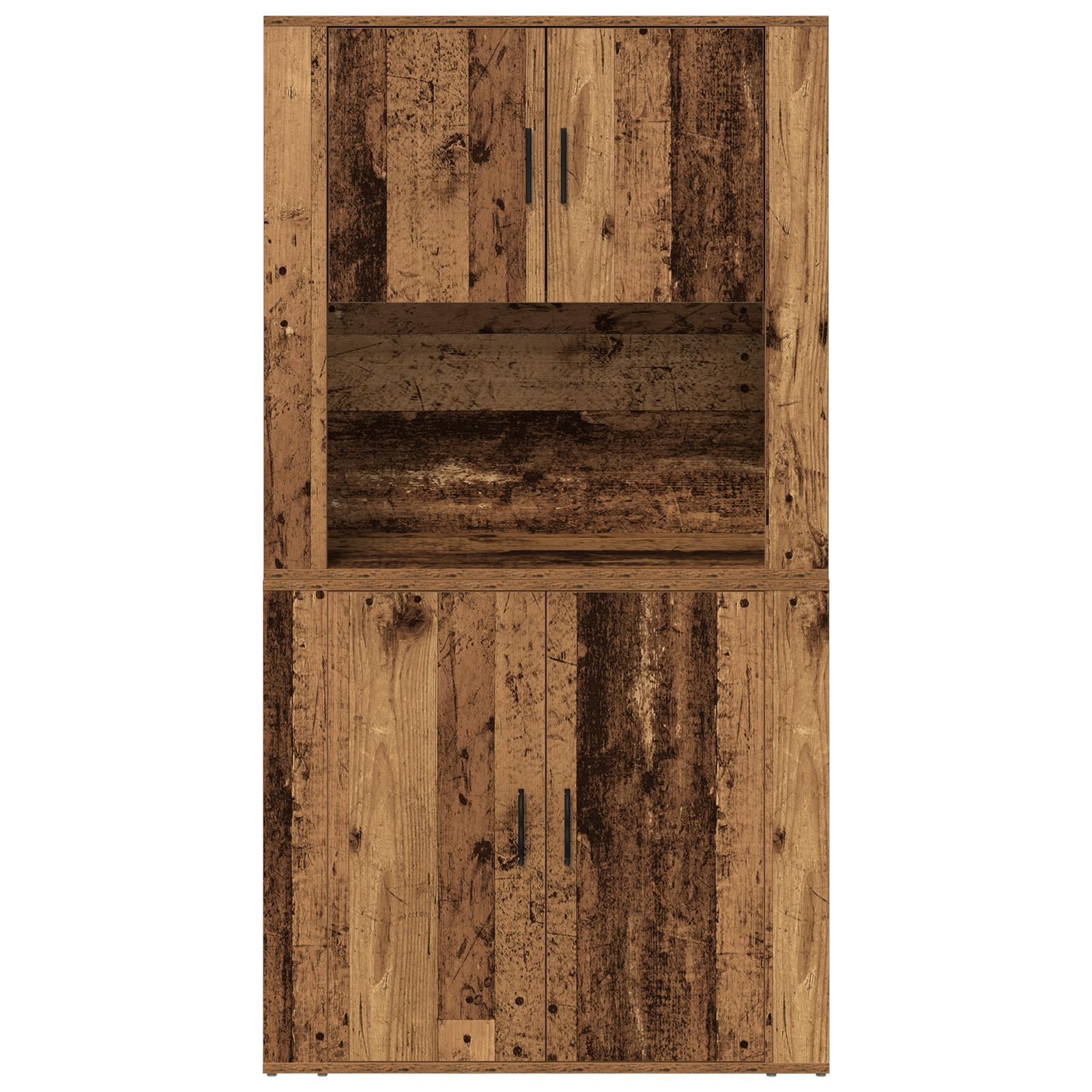 Highboard Old Wood 80x33x150 cm Engineered Wood - Image 6