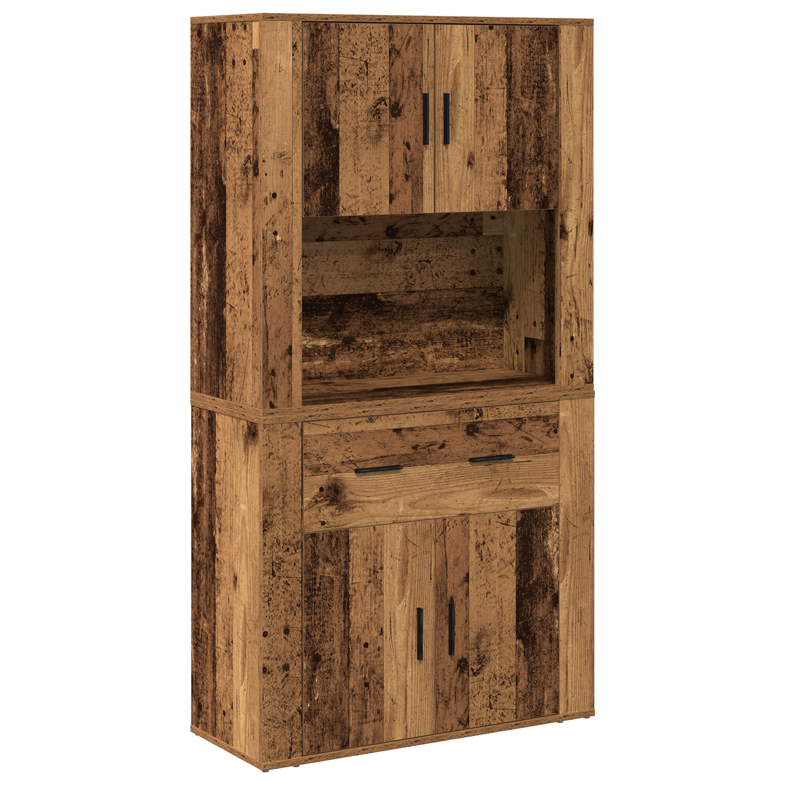 Thumbnail - vidaXL Hochschrank Alte Holz 80x33x150 cm Ingeniuerholz