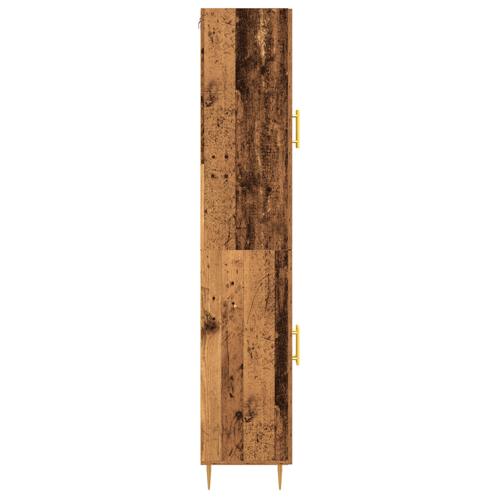 Highboard Old Wood 69.5x34x180 cm Engineered Wood - Image 7