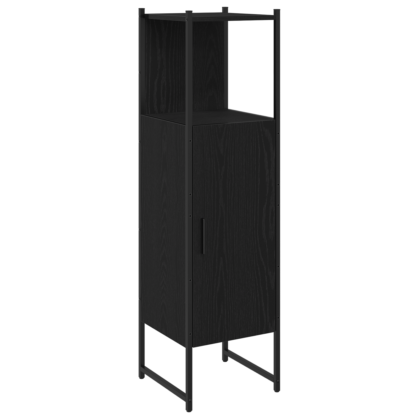 3 Piece Bathroom Cabinet Set Black Oak Engineered Wood - Image 5
