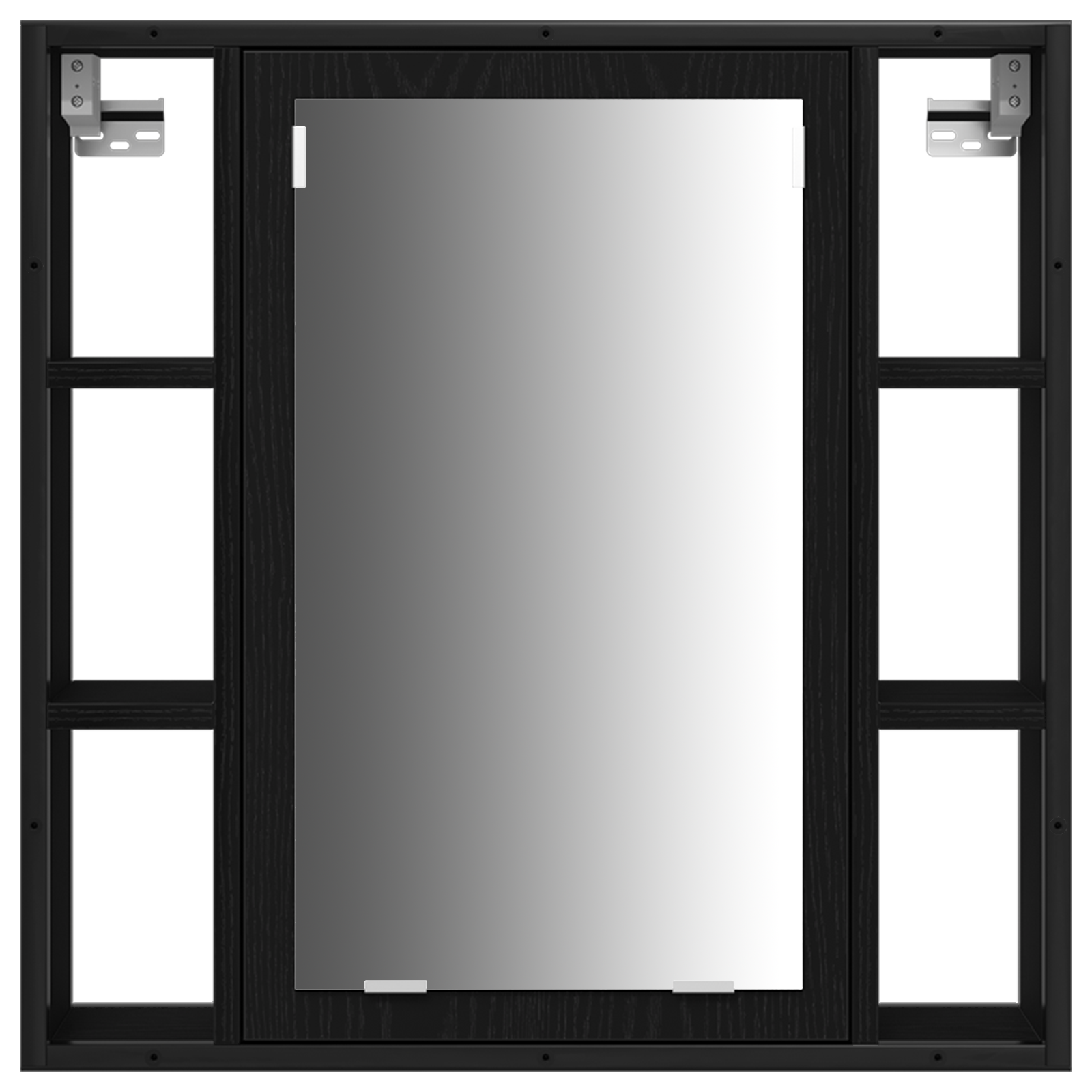 3-Piece Dressing Table Set in Grey Sonoma Engineered Wood - Image 7