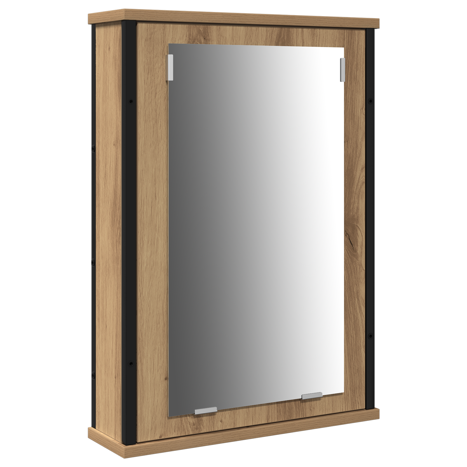 3-Piece Dressing Table Set in Brown Oak Engineered Wood - Image 5