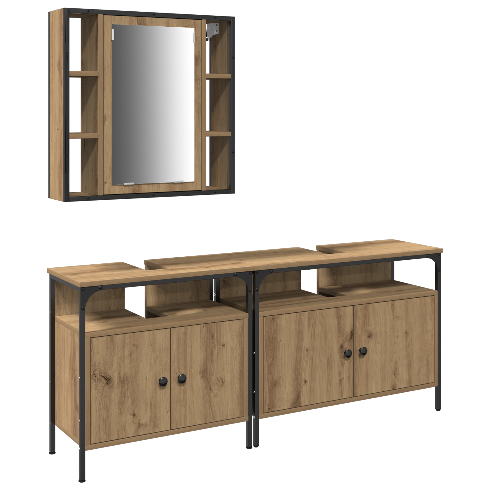 Bathroom Cabinet Set, Bathroom Cabinet Sets, Bathroom Cabinet Set vidaXL - Picture 10 of 104