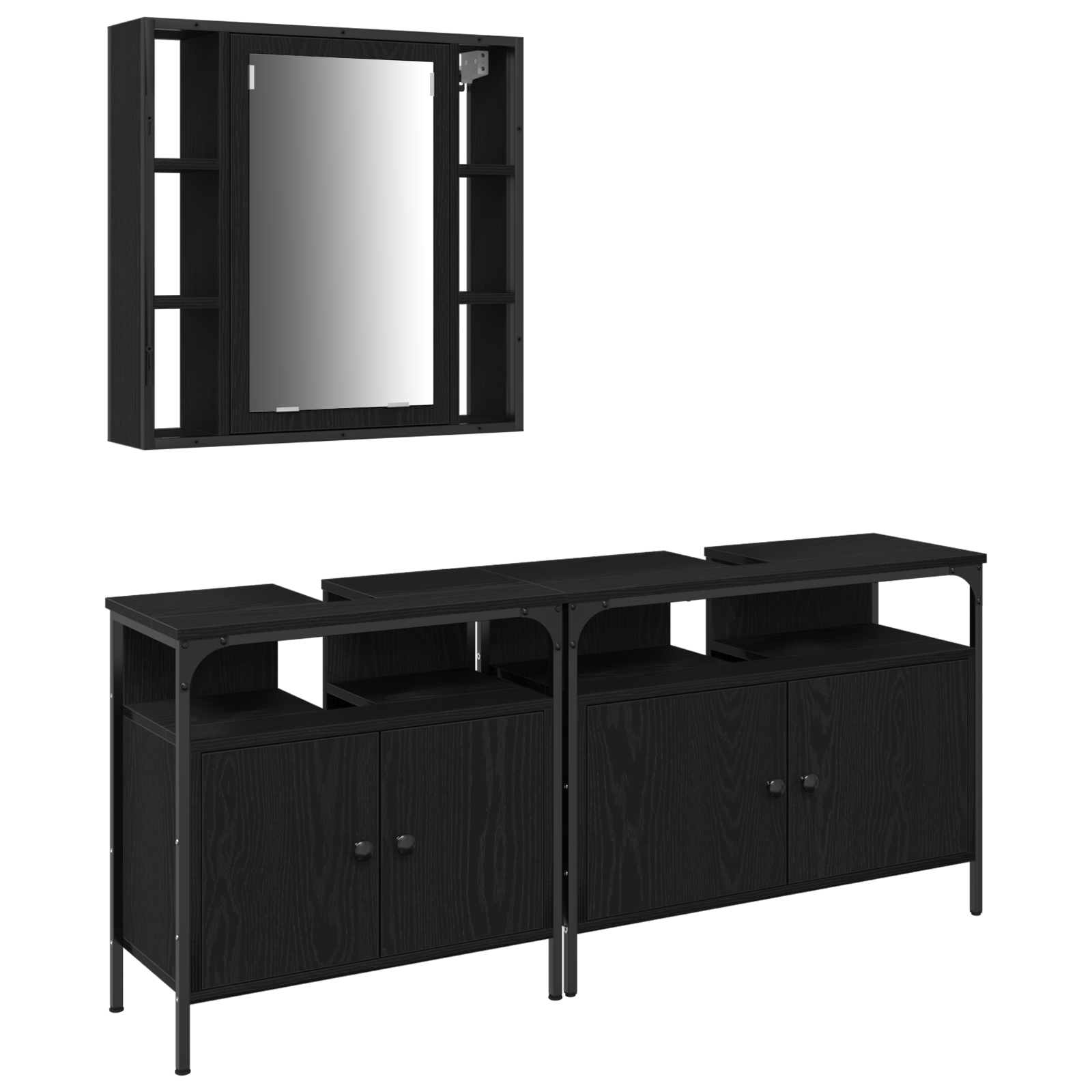 Bathroom Cabinet Set, Bathroom Cabinet Sets, Bathroom Cabinet Set vidaXL - Picture 22 of 104