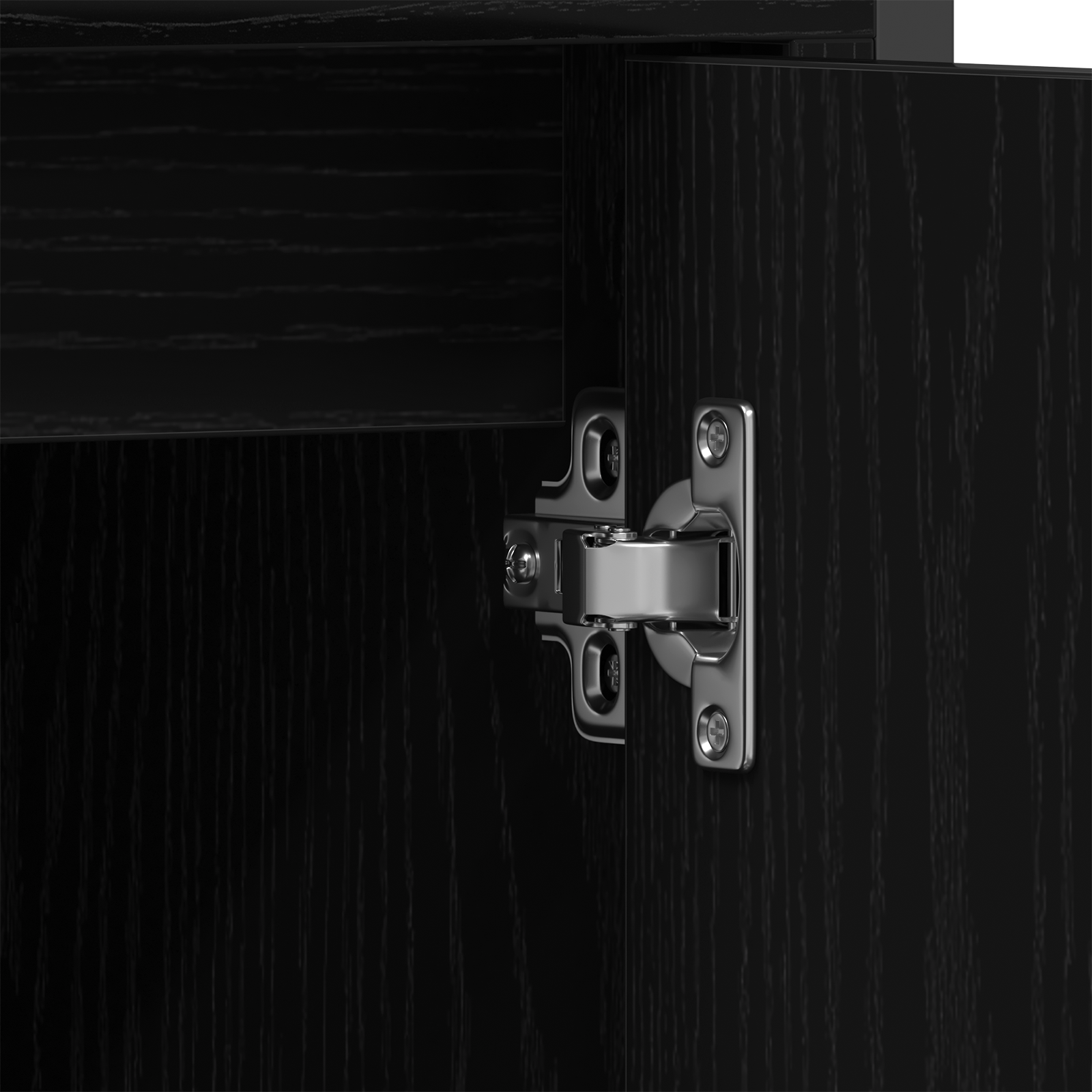 3 Piece Bathroom Furniture Set Black Oak Engineered Wood - Image 11