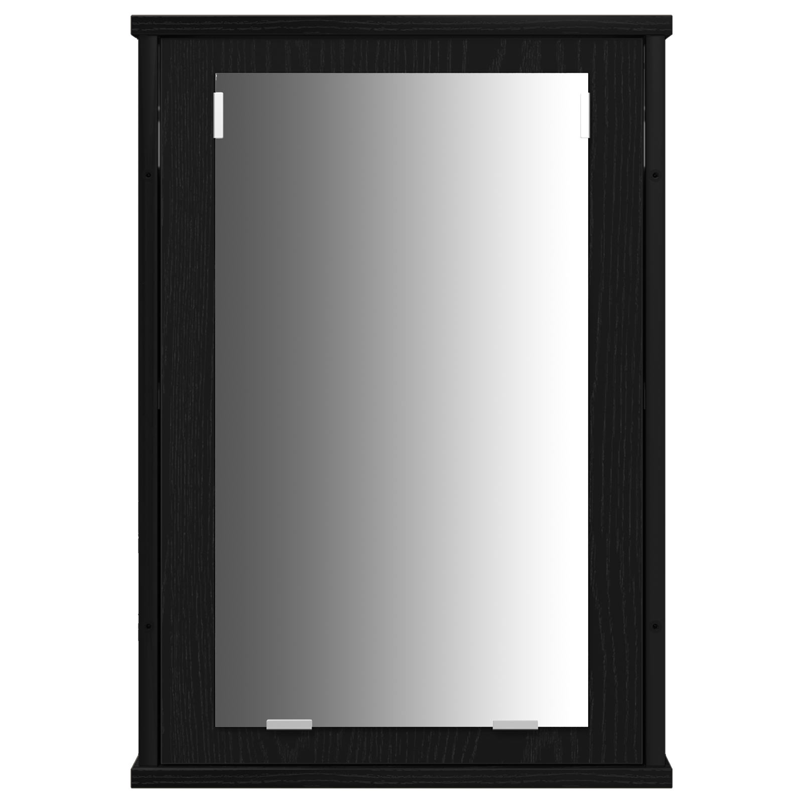 4 Piece Bathroom Furniture Set Black Oak Engineered Wood - Image 9