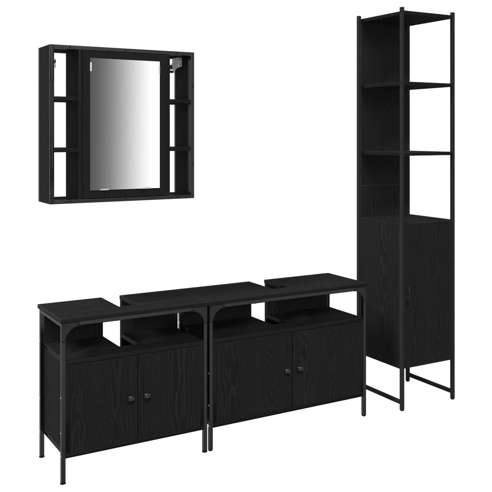Bathroom Cabinet Set, Bathroom Cabinet Sets, Bathroom Cabinet Set vidaXL - Picture 22 of 104