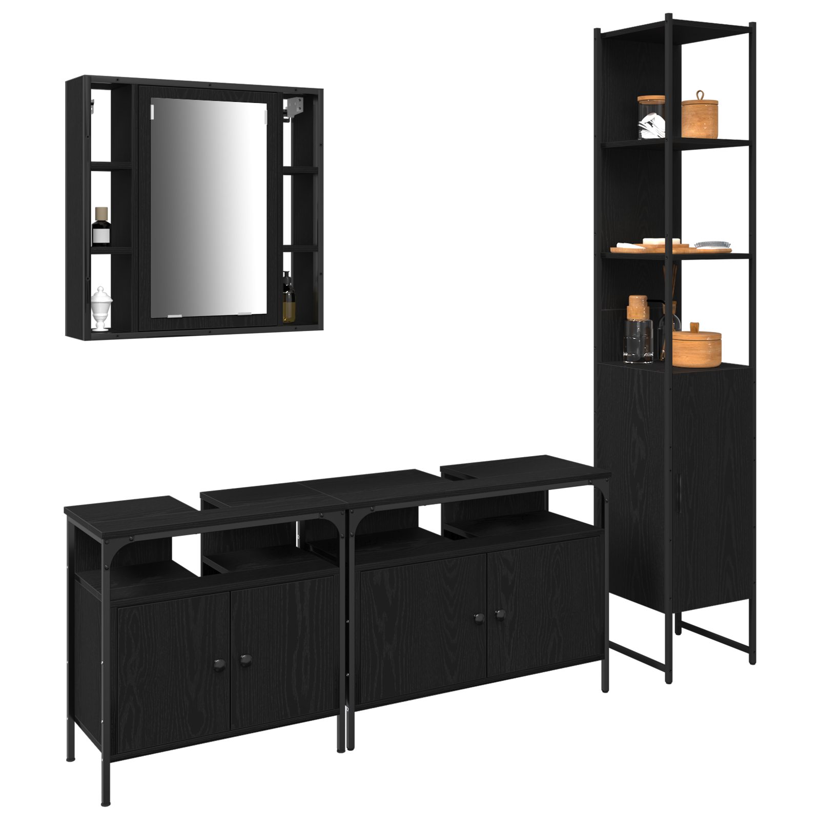 Bathroom Cabinet Set, Bathroom Cabinet Sets, Bathroom Cabinet Set vidaXL - Picture 23 of 104