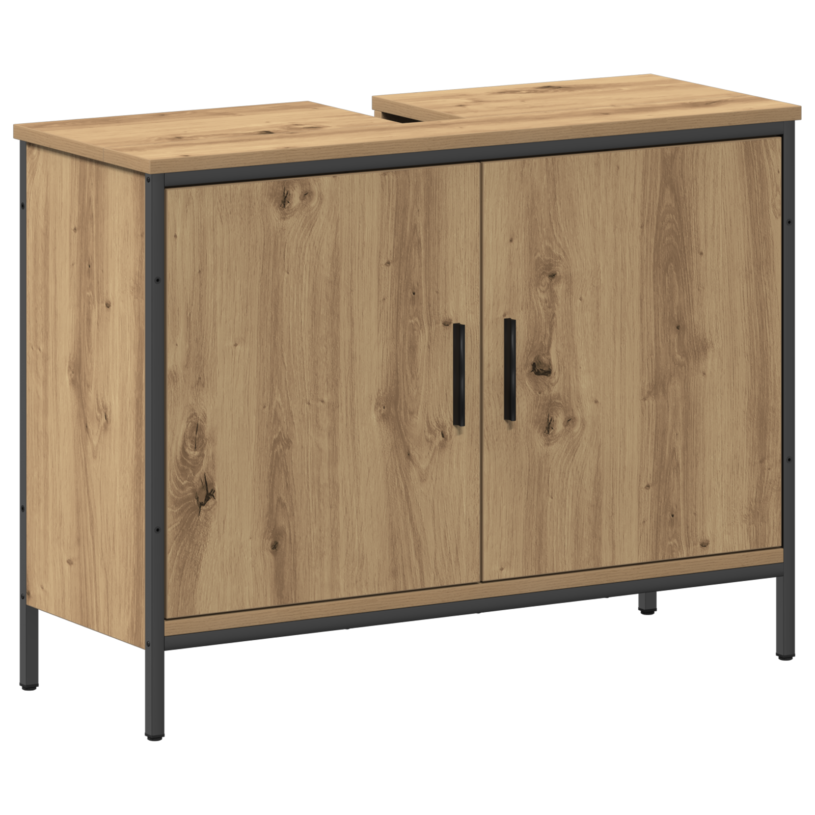 4-teiliges Badezimmermöbelset aus Artisan Eichen-Spanplatte – Bild 7