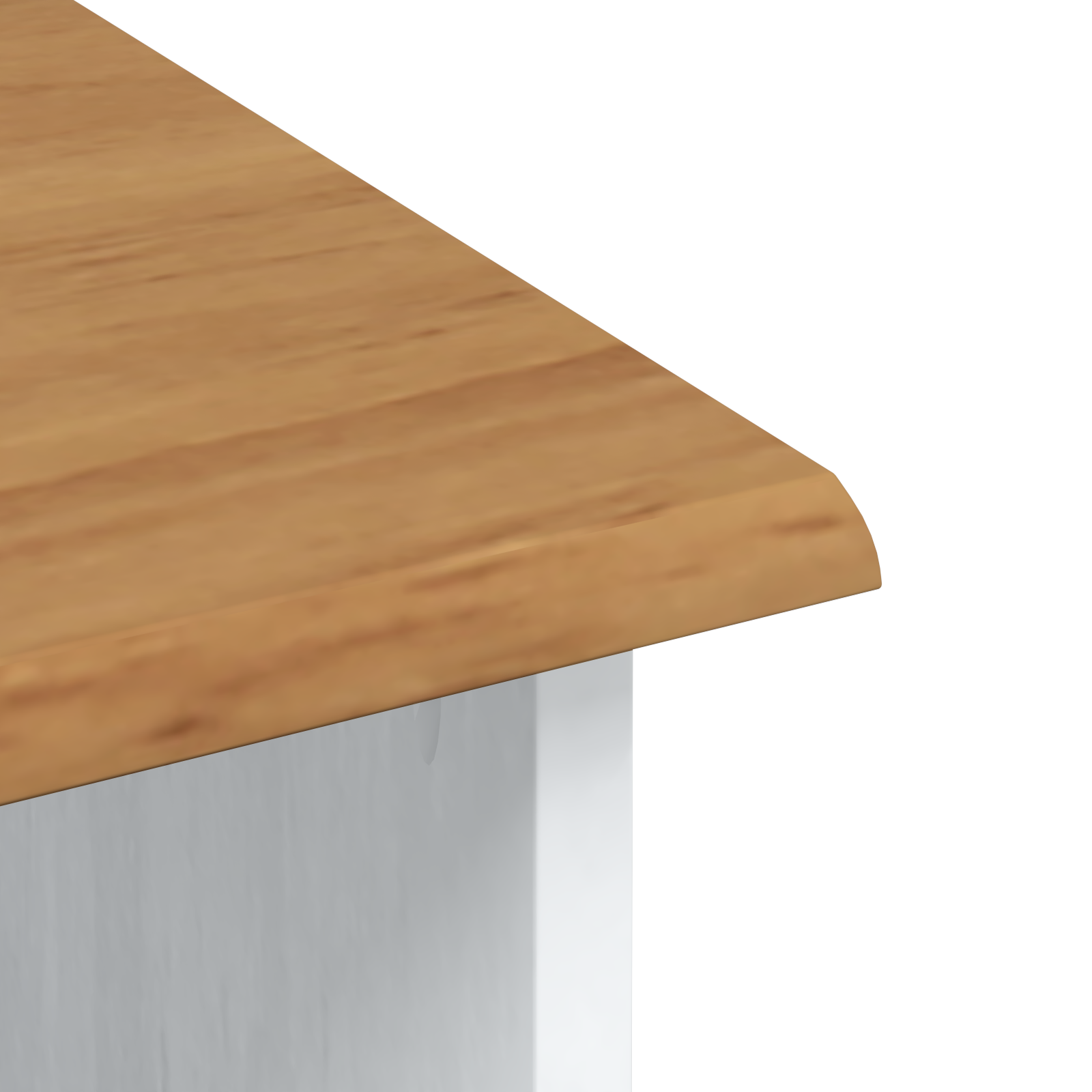 Hutch “ASKIM” White 91x40x199.5 cm Solid Wood Pine - Image 11