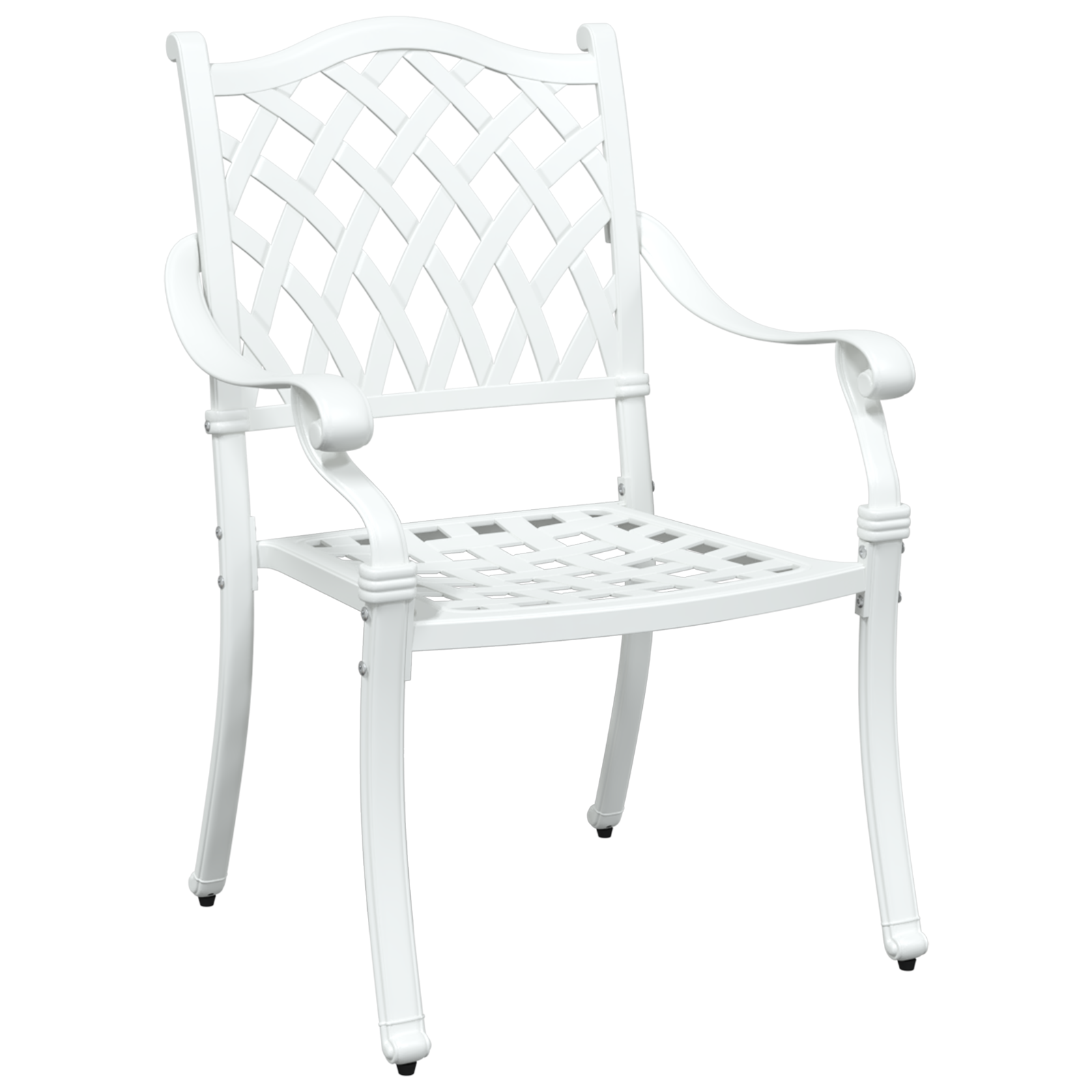 Комплект от 3 Бял Отлято алуминий 150x90x72 см Издръжлив - Image 5