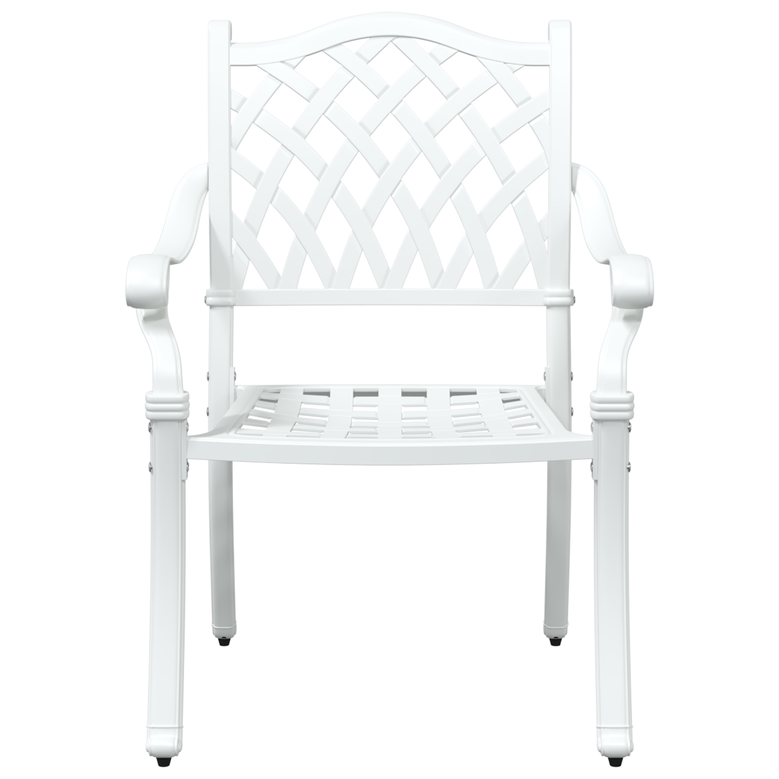 Комплект от 3 Бял Отлято алуминий 150x90x72 см Издръжлив - Image 8