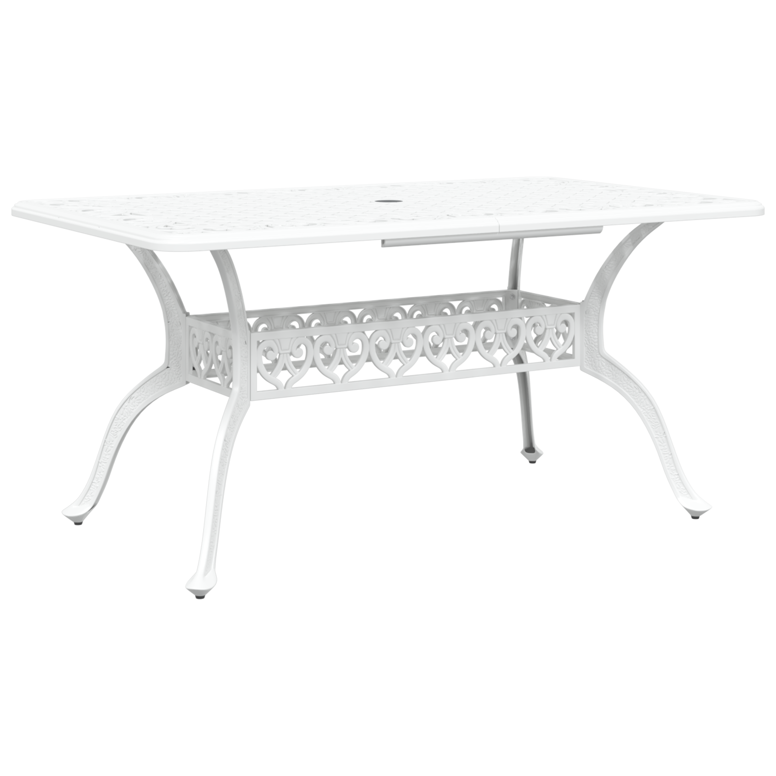 Комплект от 3 Бял Отлят алуминий 150x90x72 см Издръжлив - Image 5
