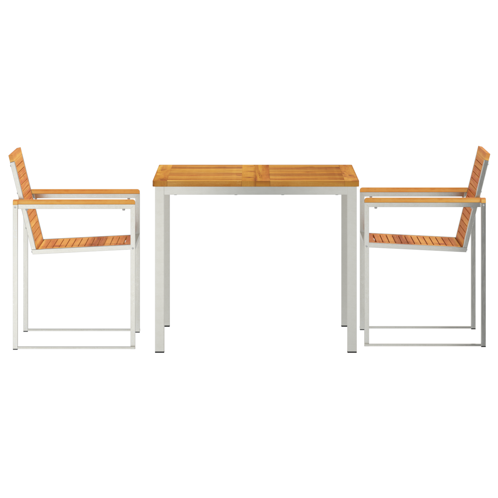 3 Piece Garden Dining Set Solid Wood Acacia - Image 7