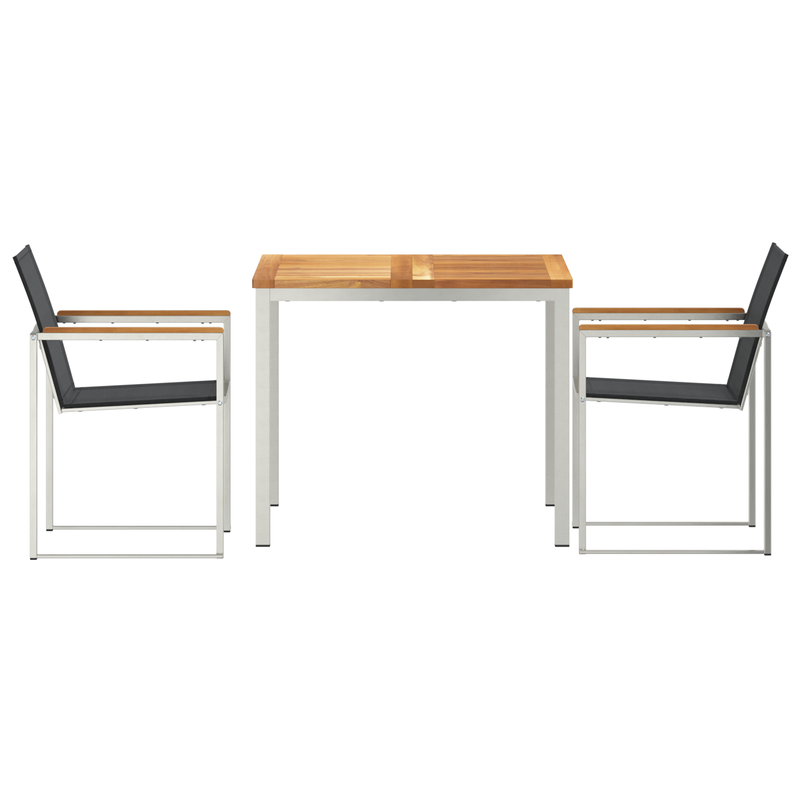 3 Piece Garden Dining Set Solid Wood Teak - Image 7