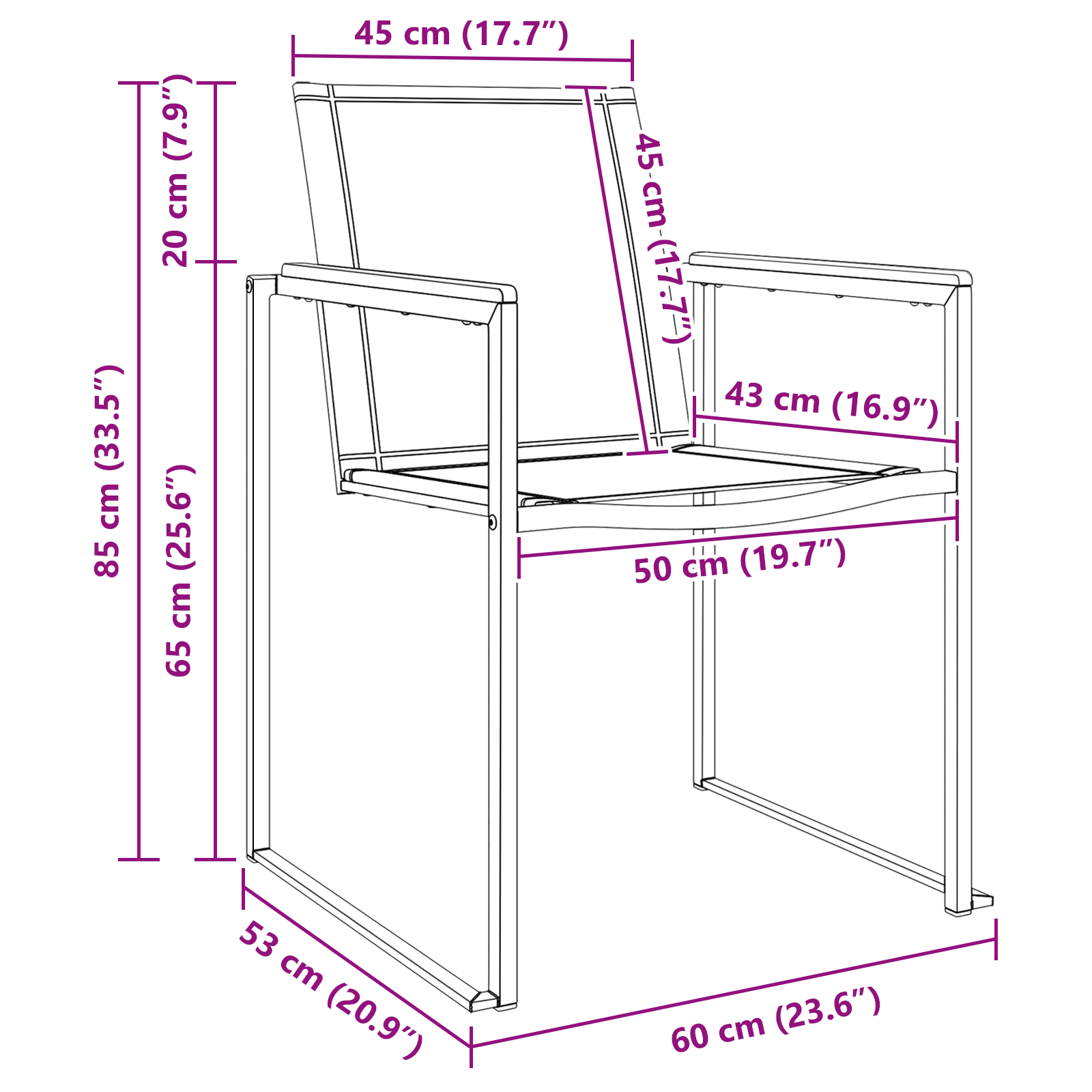 Tuin eettafelset 5 pcs Massief Teakhout en RVS