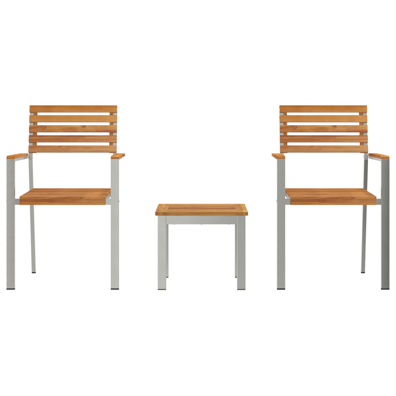 3 Piece Garden Dining Set Solid Wood Teak - Image 7