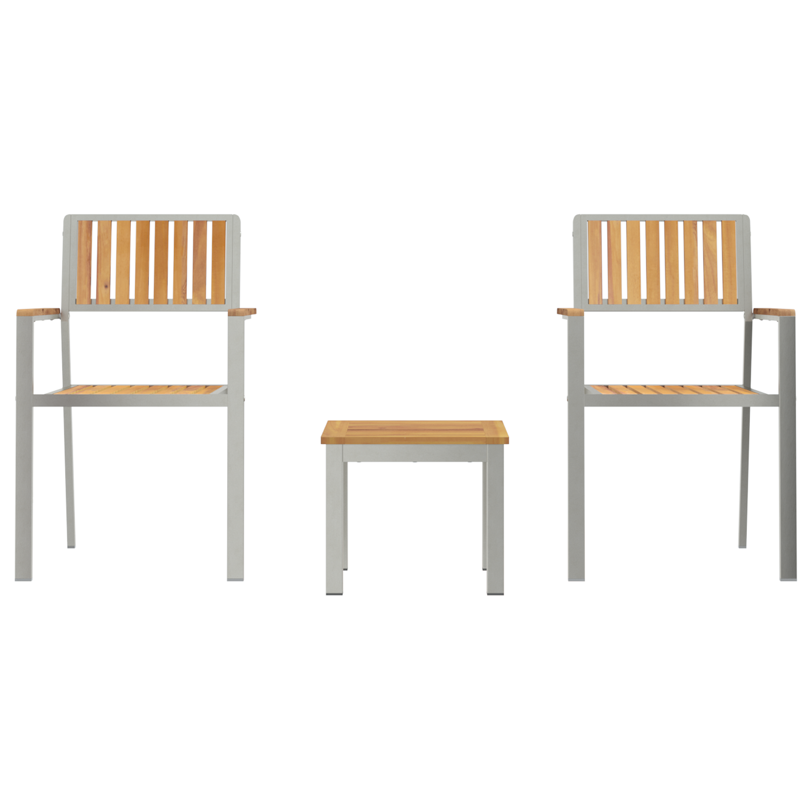 3 Piece Garden Dining Set Solid Wood Teak - Image 7