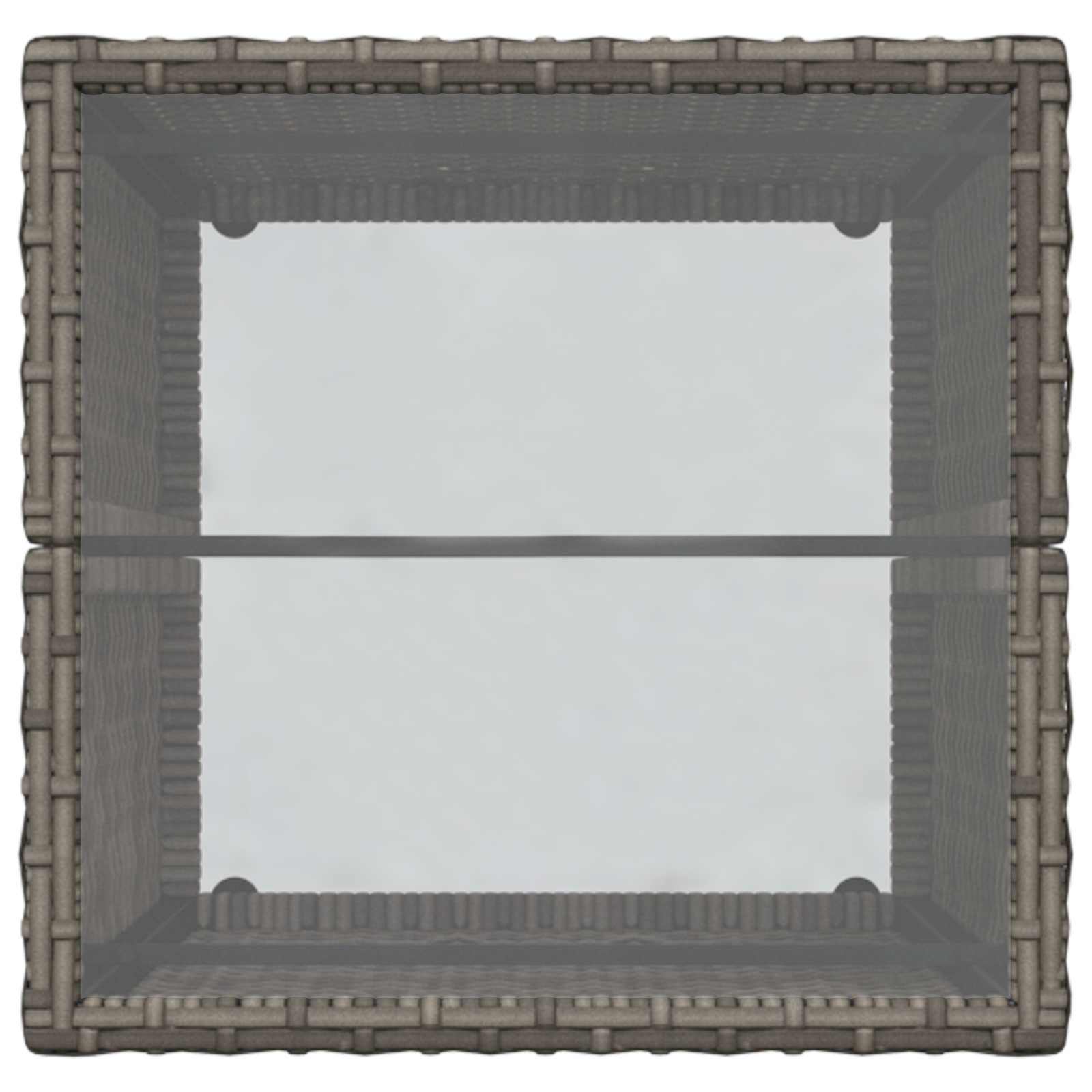 3 Piece Garden Bistro Set with Cushions Grey Poly Rattan - Image 8