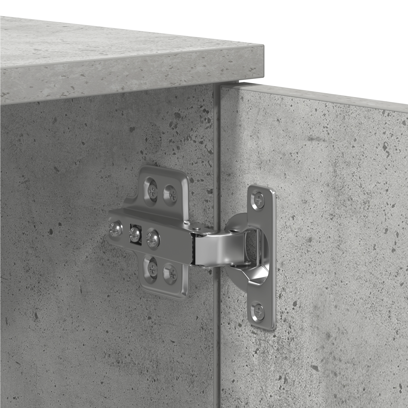 Storage Bed Frame Concrete Grey 100x200 cm - Image 11