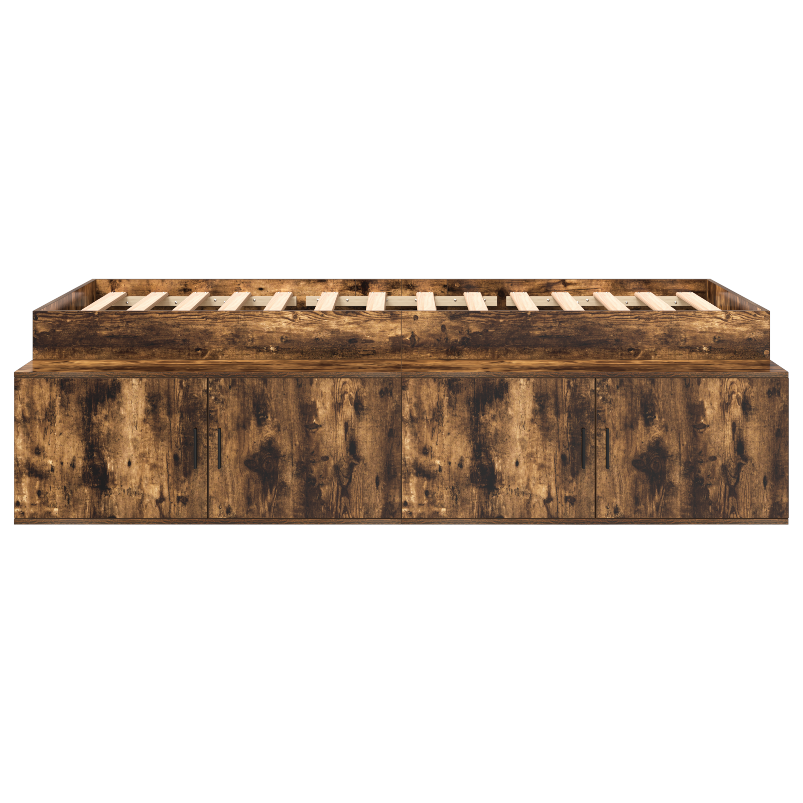 Storage Bed Frame Smoked Oak 100x200 cm - Image 6