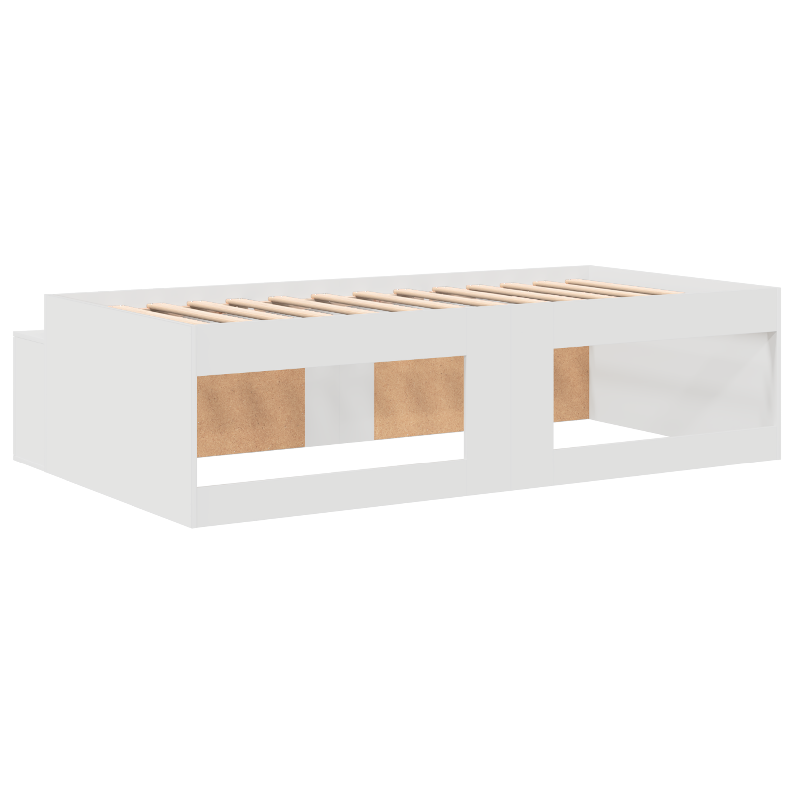 Storage Bed Frame White 90x200 cm - Image 8