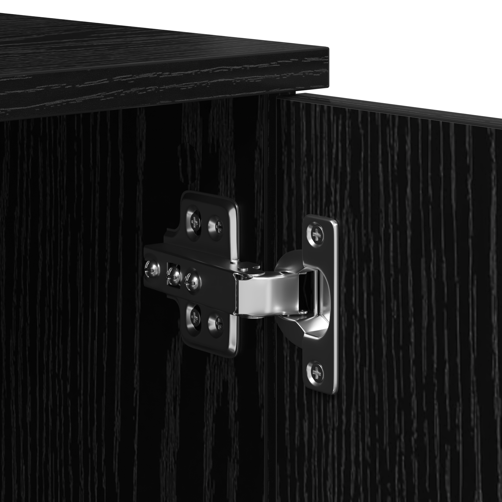 Storage Bed Frame Black Oak 90x200 cm - Image 11