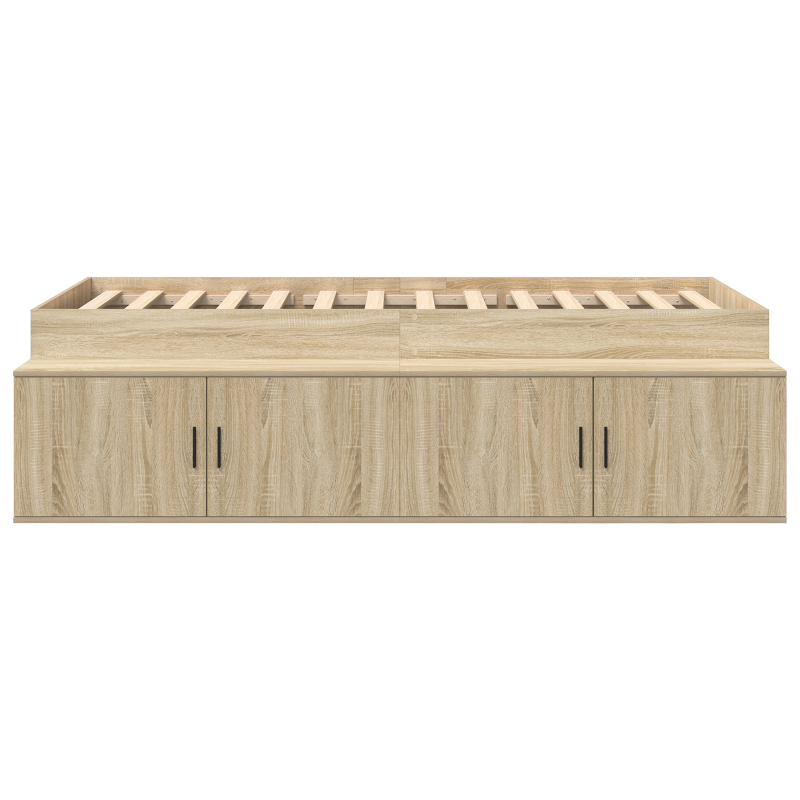 Storage Bed Frame Sonoma Oak 90x200 cm - Image 6
