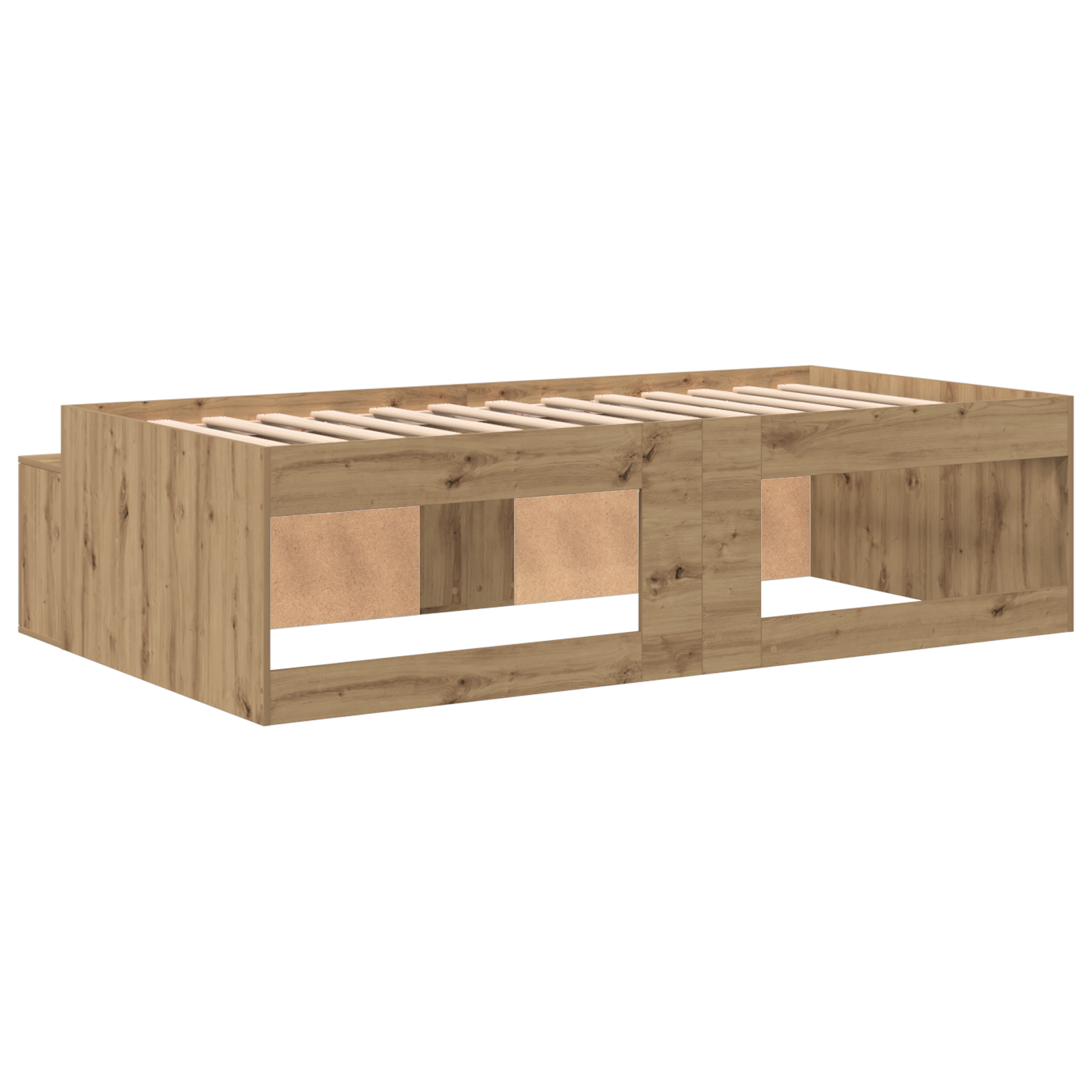 Storage Bed Frame Artisan Oak 90x200 cm - Image 8