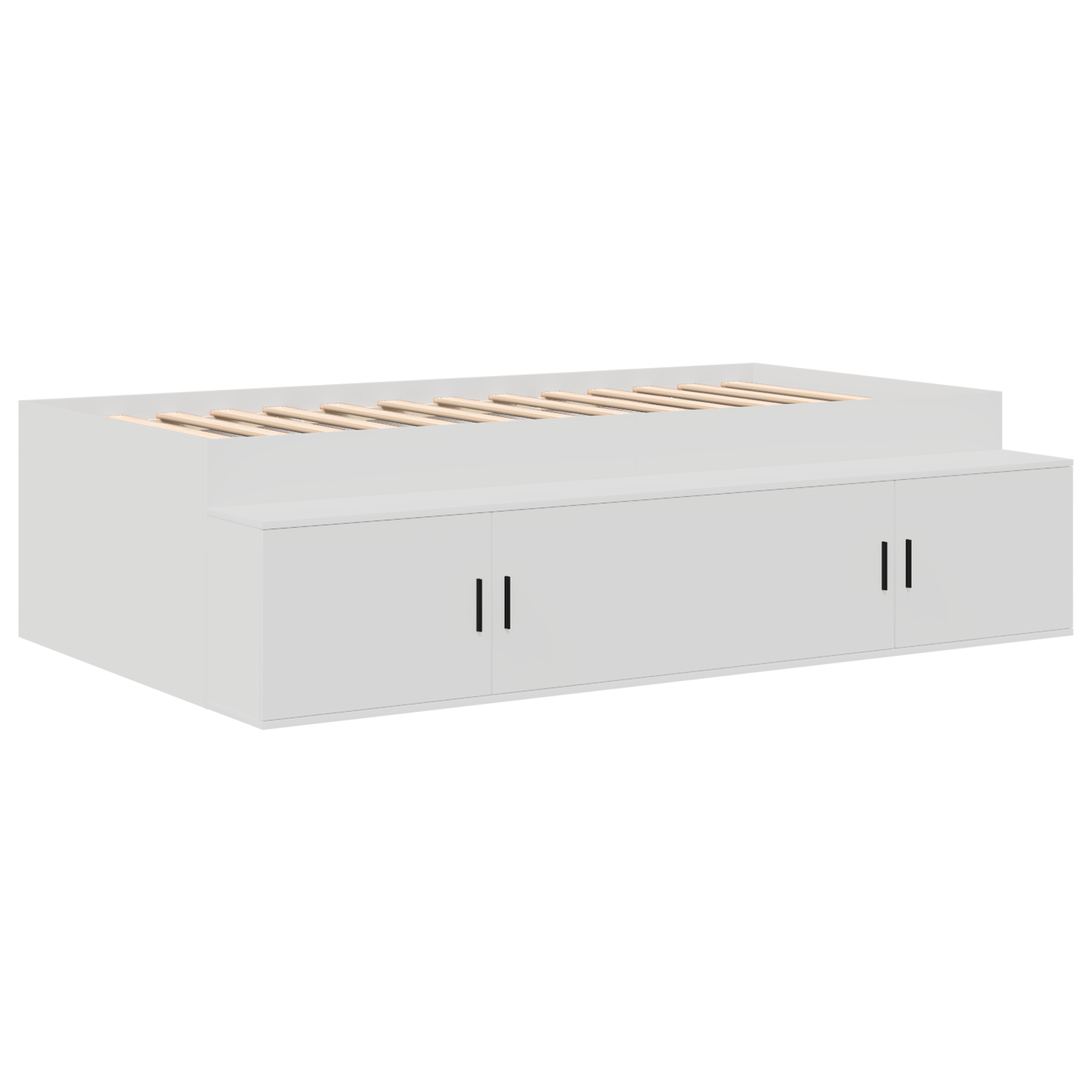 Storage Bed Frame White 80x200 cm - Image 3
