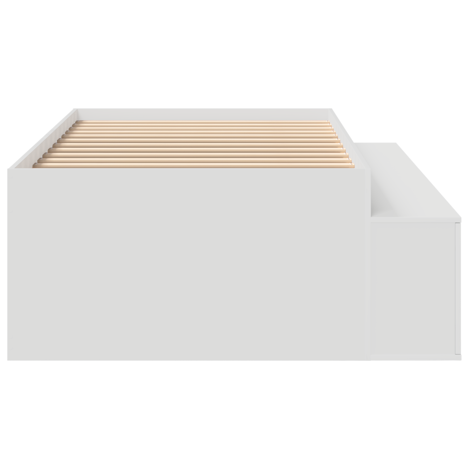 Storage Bed Frame White 80x200 cm - Image 7