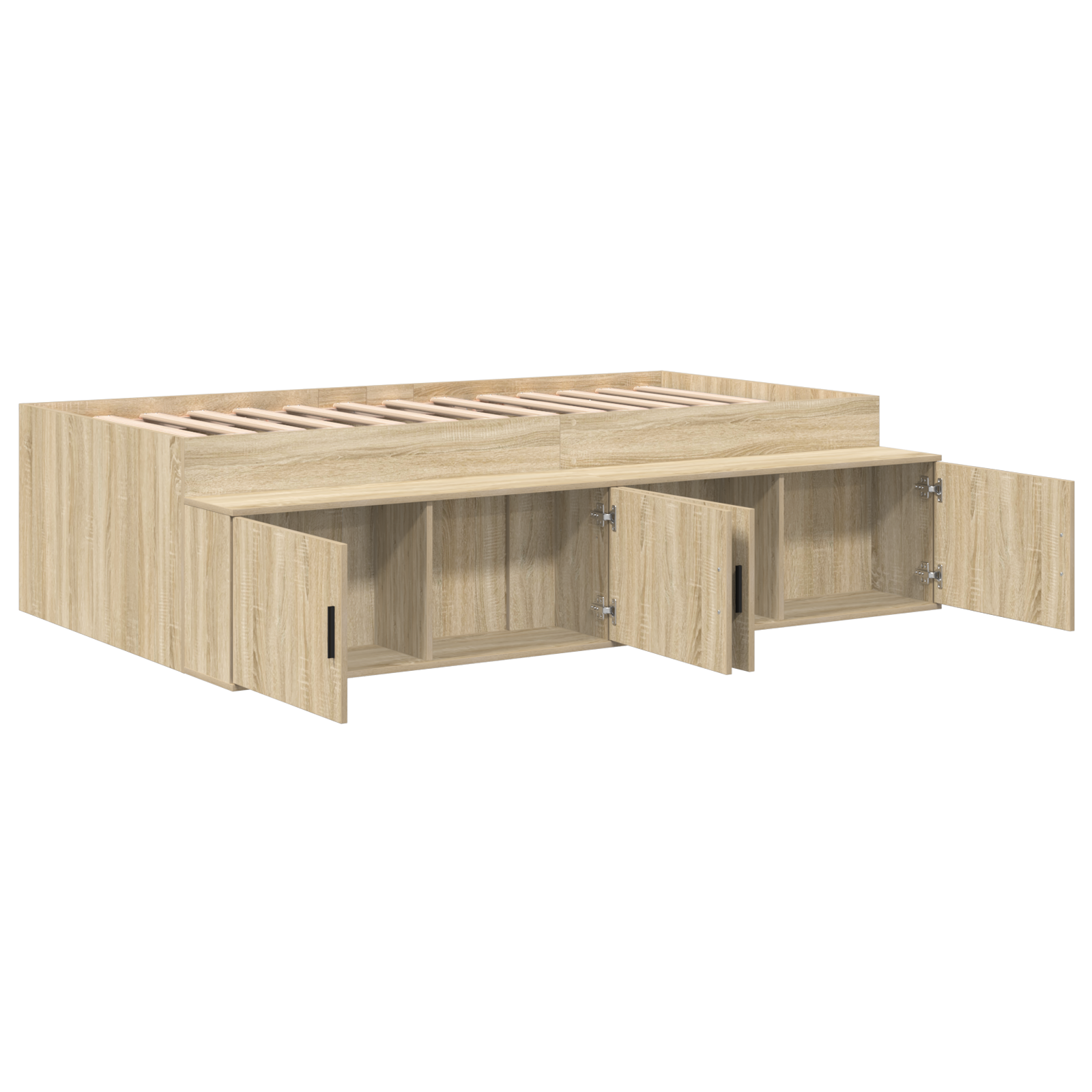 Storage Bed Frame Sonoma Oak 80x200 cm - Image 5